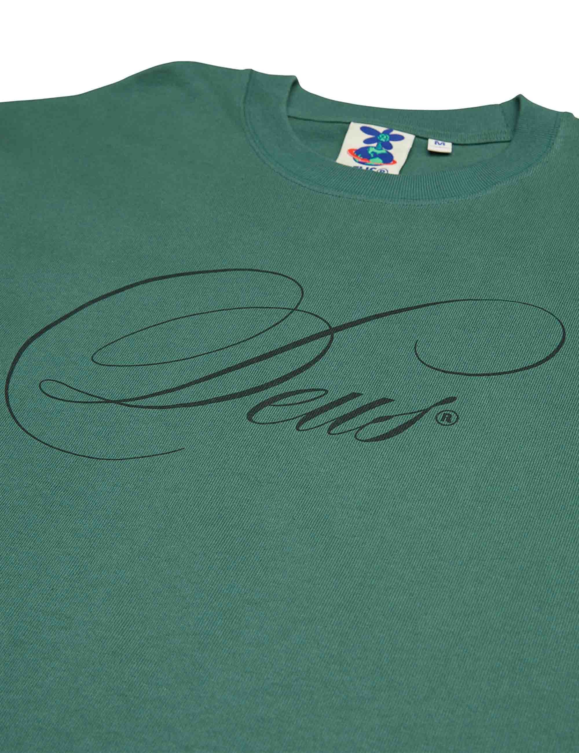 Caution T-Shirt - Work Green - Image 5