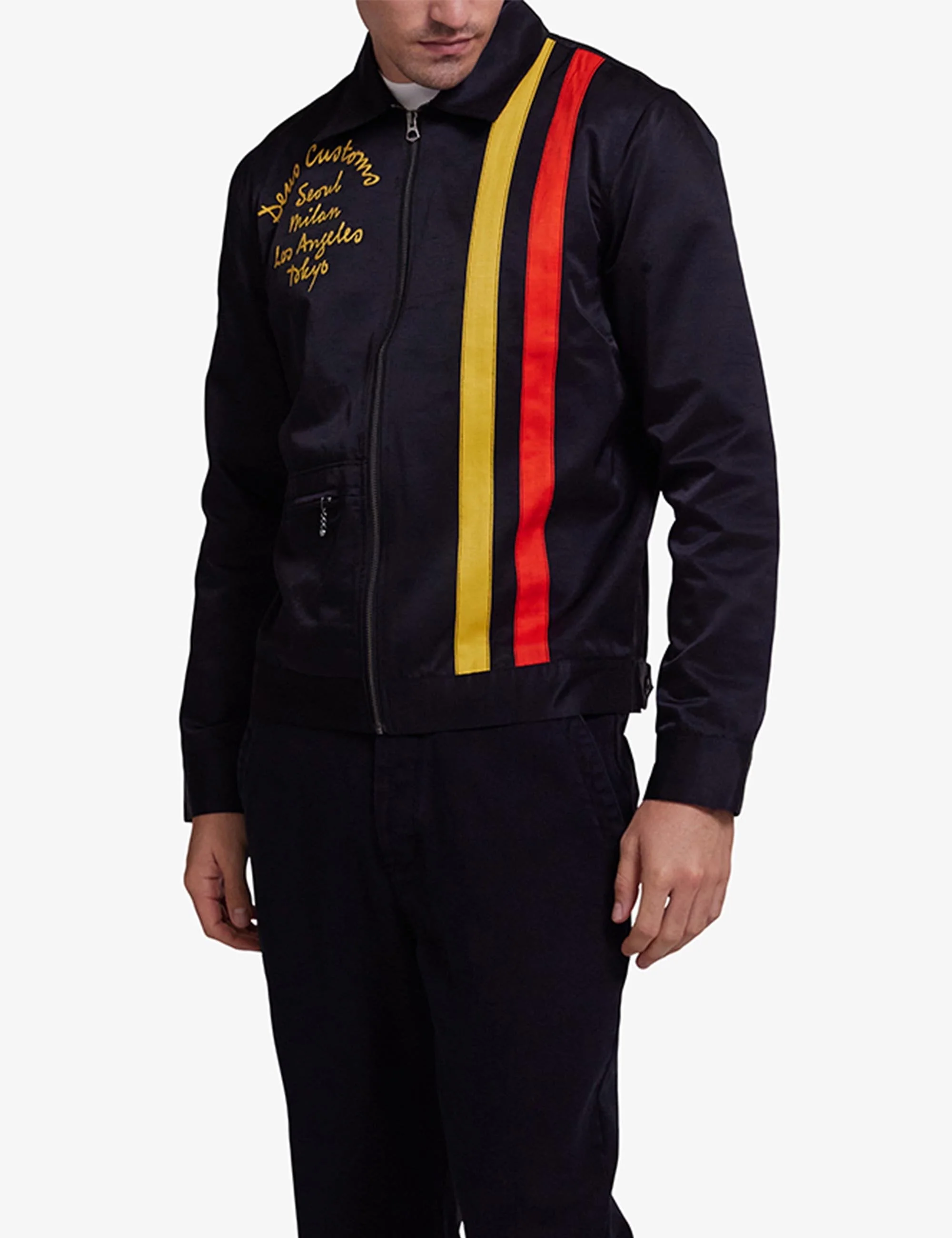 Chimes Racing Jacket - Black - Image 4