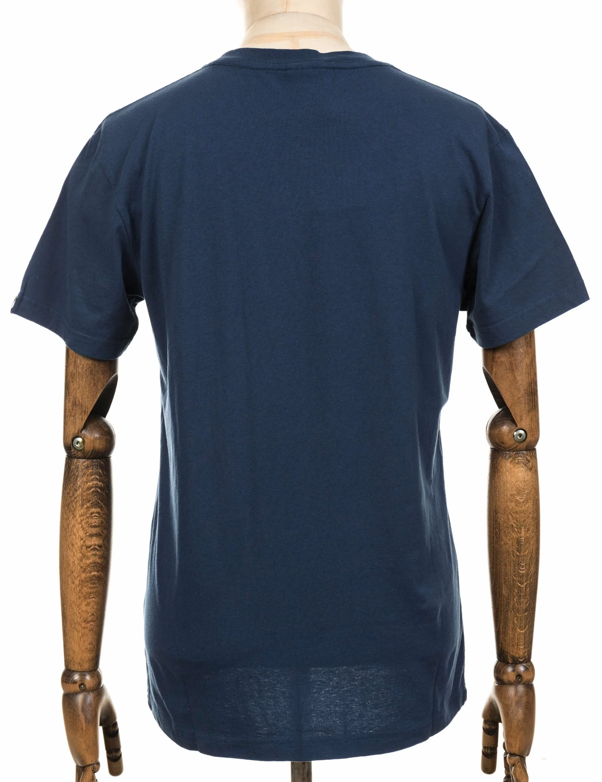 Circle Logo Pocket T-Shirt - Navy - Image 3