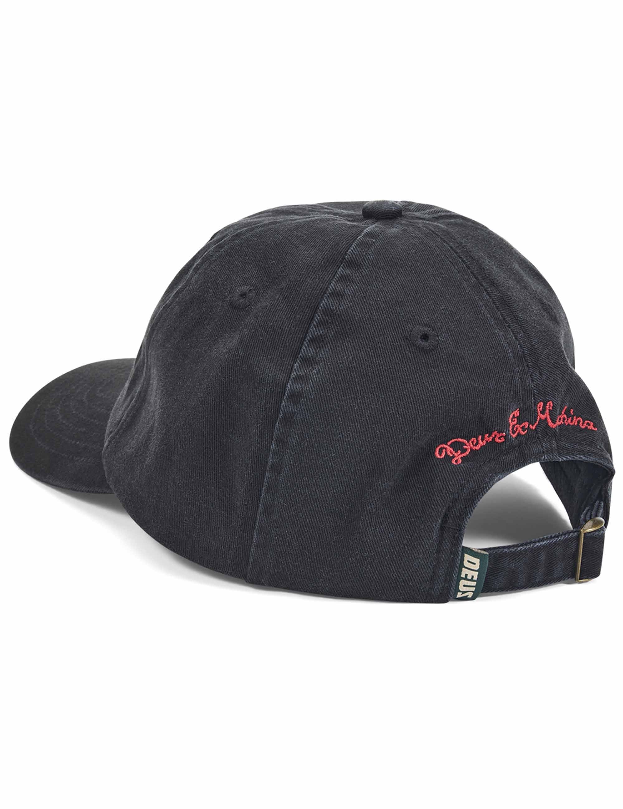 Deep Cut Dad Cap - Black - Image 2