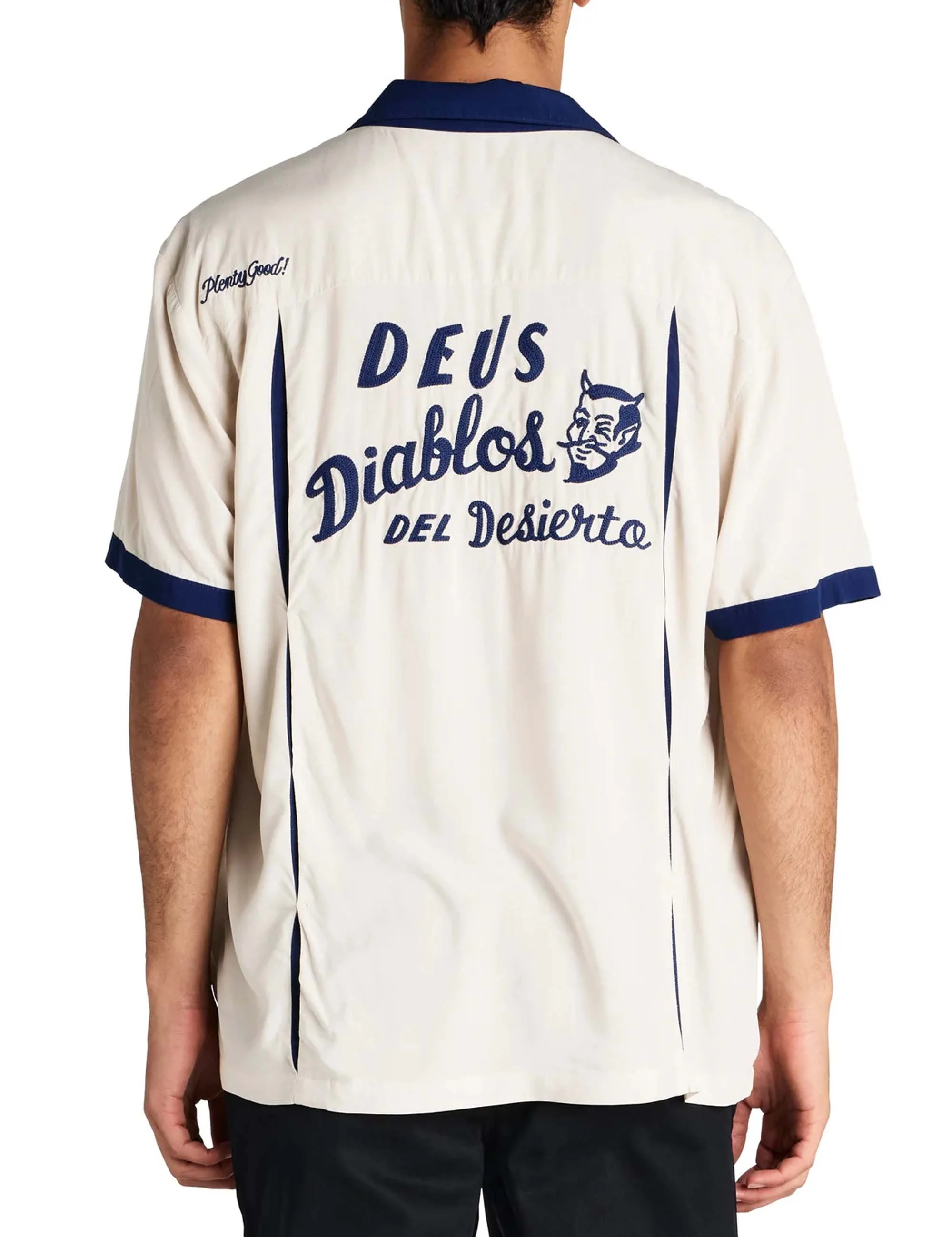 Diablo Bowling Shirt - Dirty White - Image 2