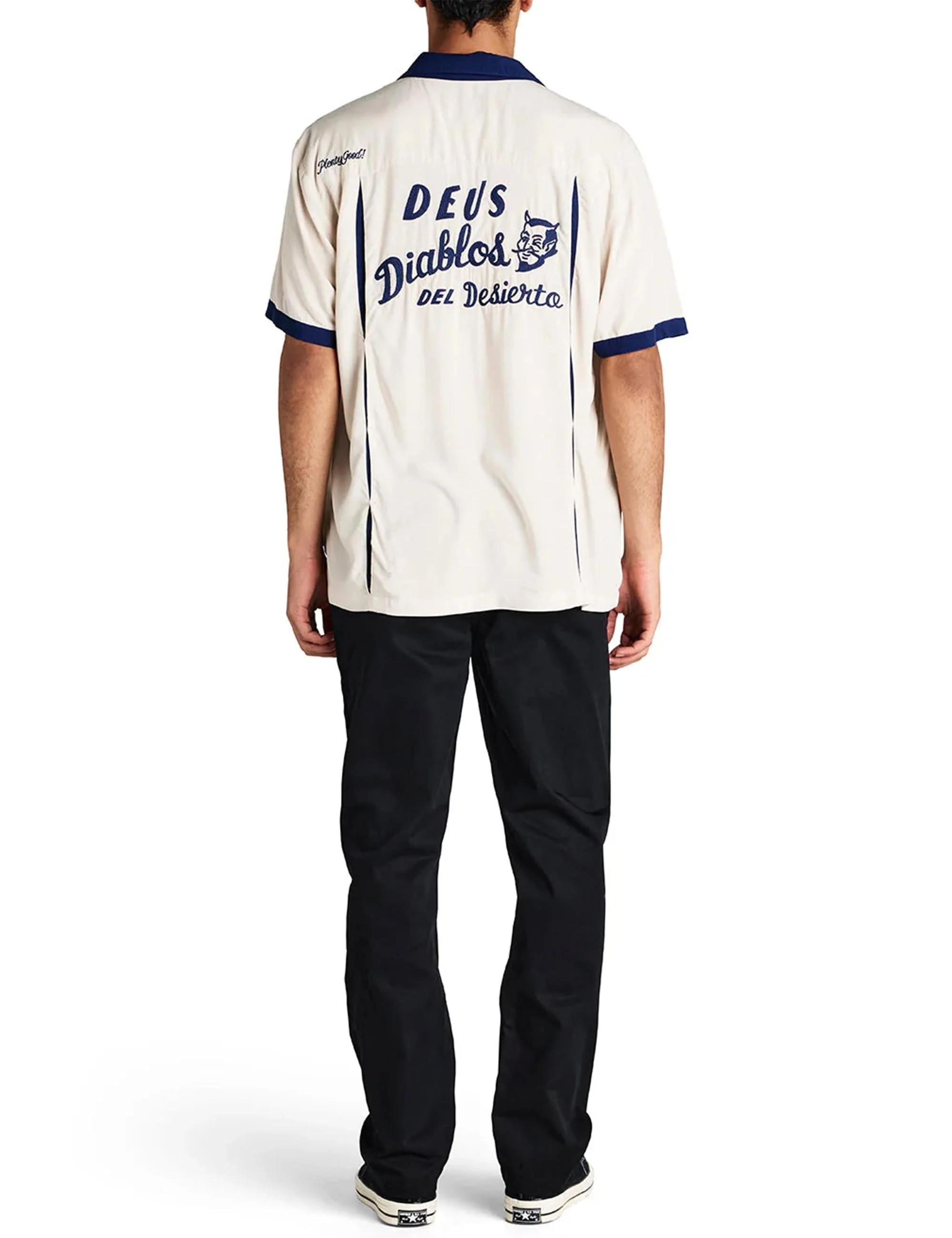 Diablo Bowling Shirt - Dirty White - Image 7