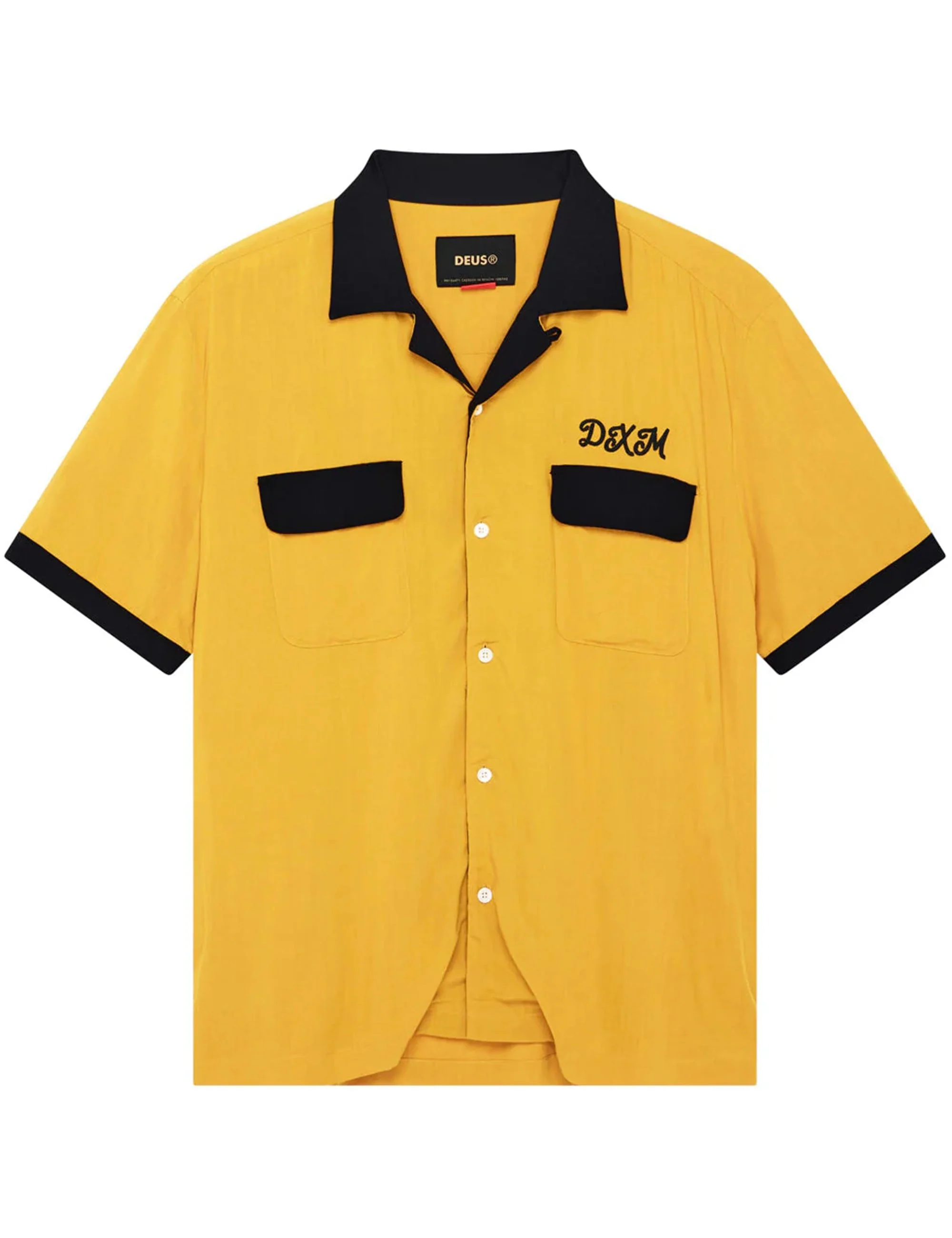 Diablo Bowling Shirt - Golden Yellow - Image 3