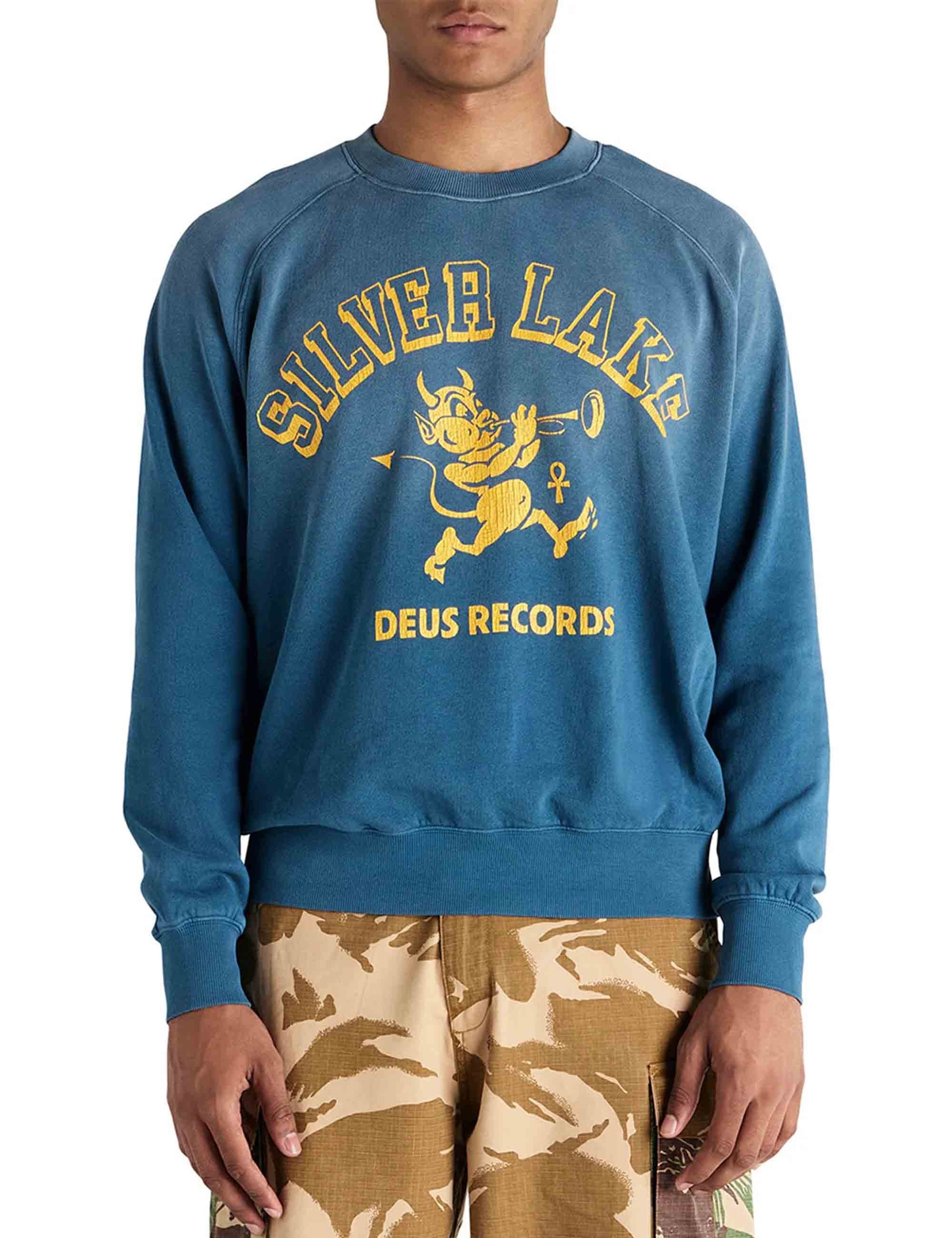 Fabienne Vintage Crew Sweat - Deep Dive Blue - Image 2