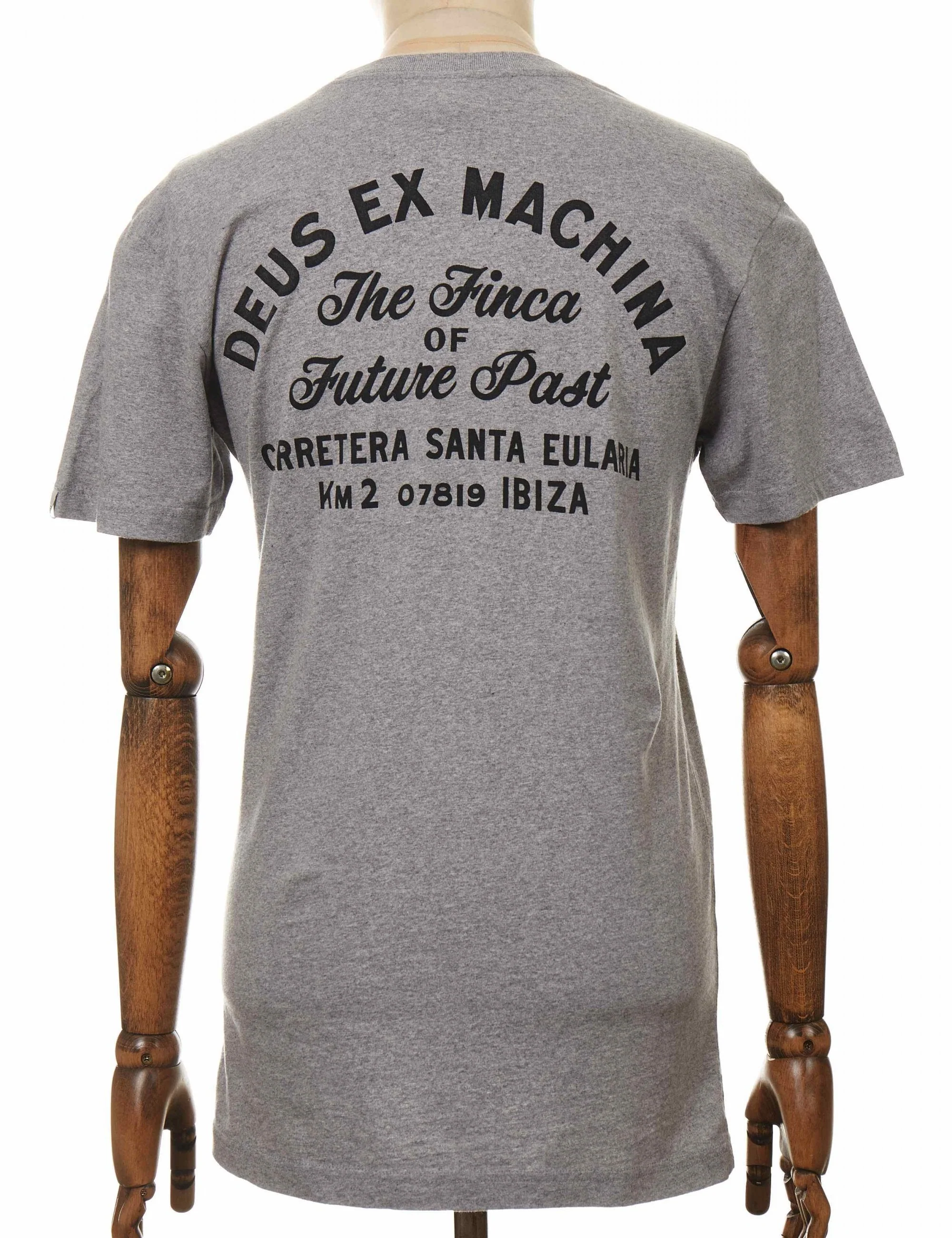 Ibiza Address Pocket T-Shirt - Grey Heather