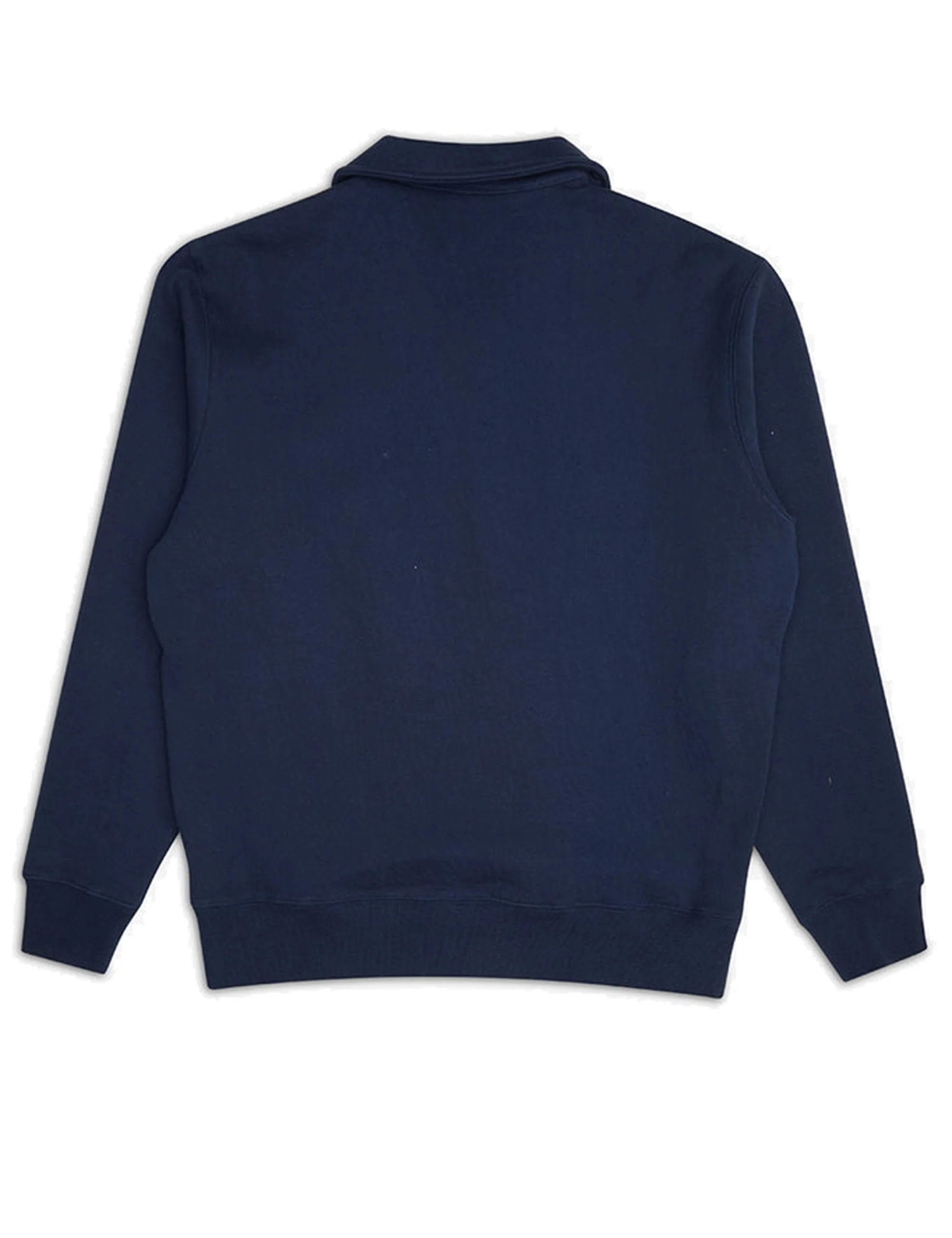 Naval Zip Neck Sweat - Navy - Image 2