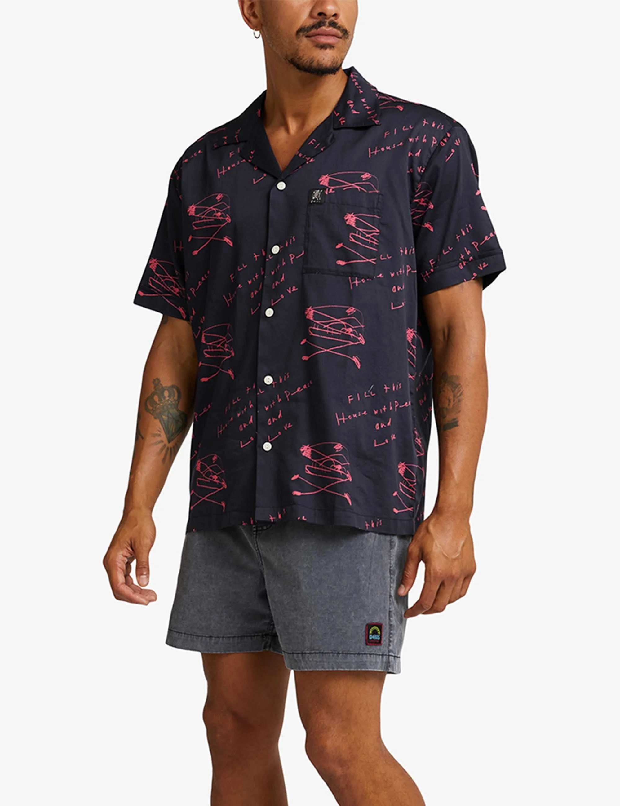 Old House Shirt - Red - Image 4