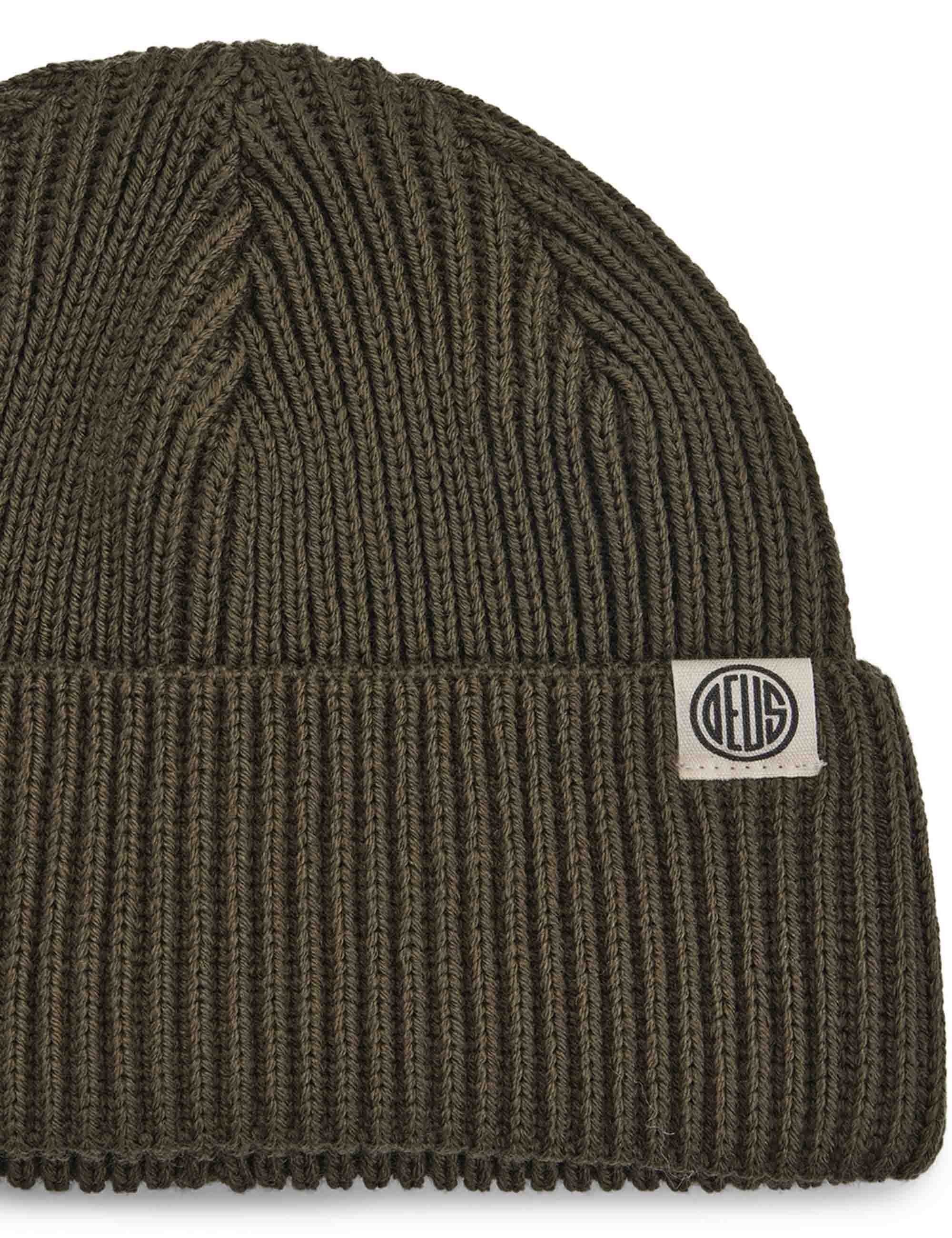 Pill Merino Beanie Hat - Dollar Green - Image 3