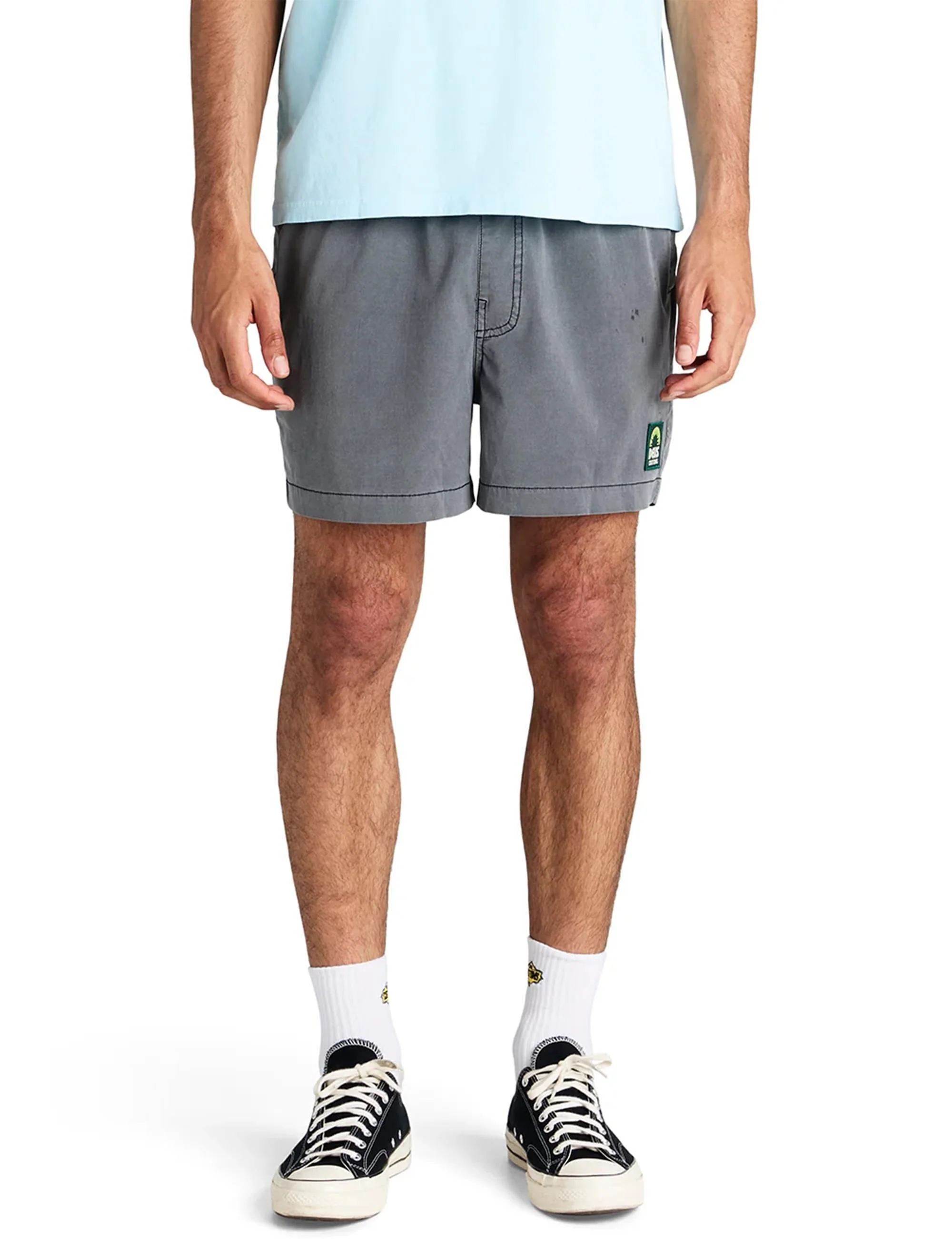 Sandbar Grid Swim Shorts - Anthracite - Image 2