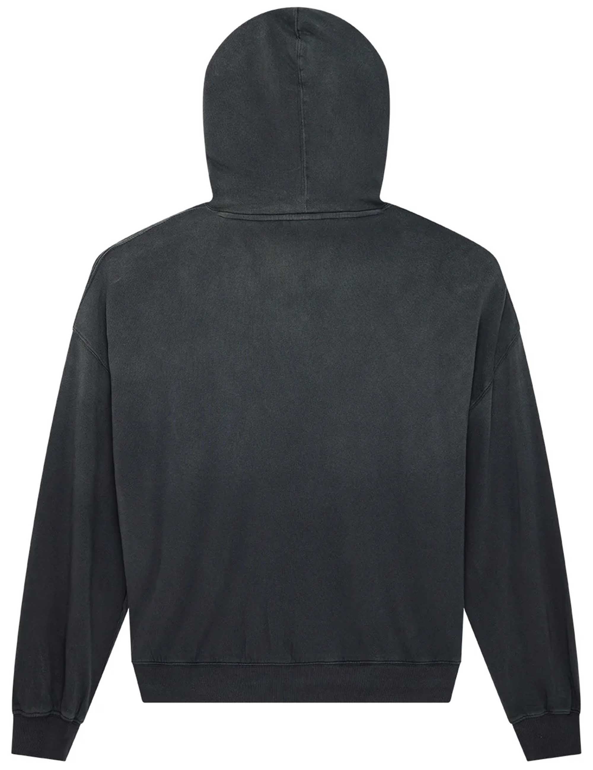 Strong Arm Vintage Hooded Sweat - Anthracite - Image 3