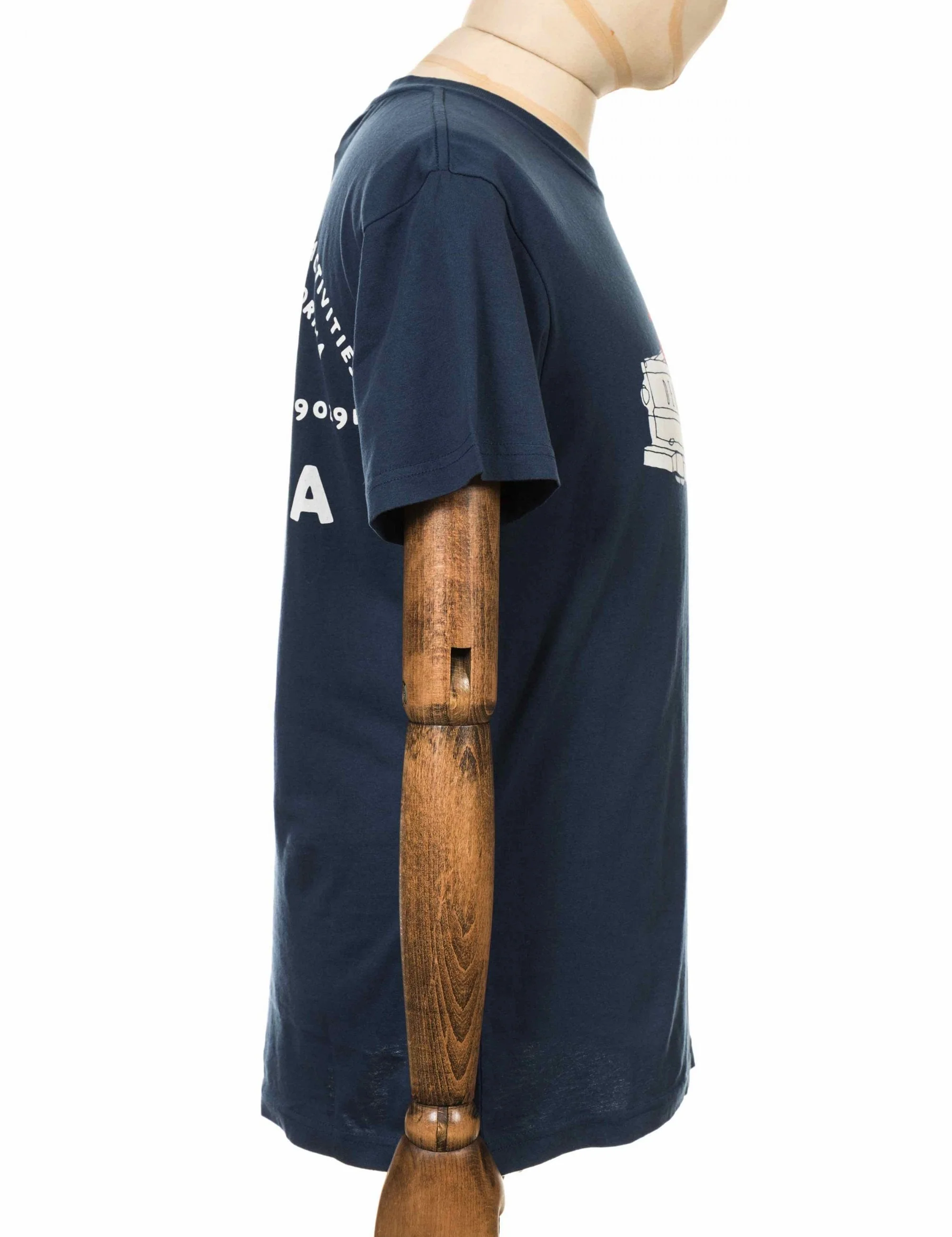 The A100 T-Shirt - Navy - Image 7