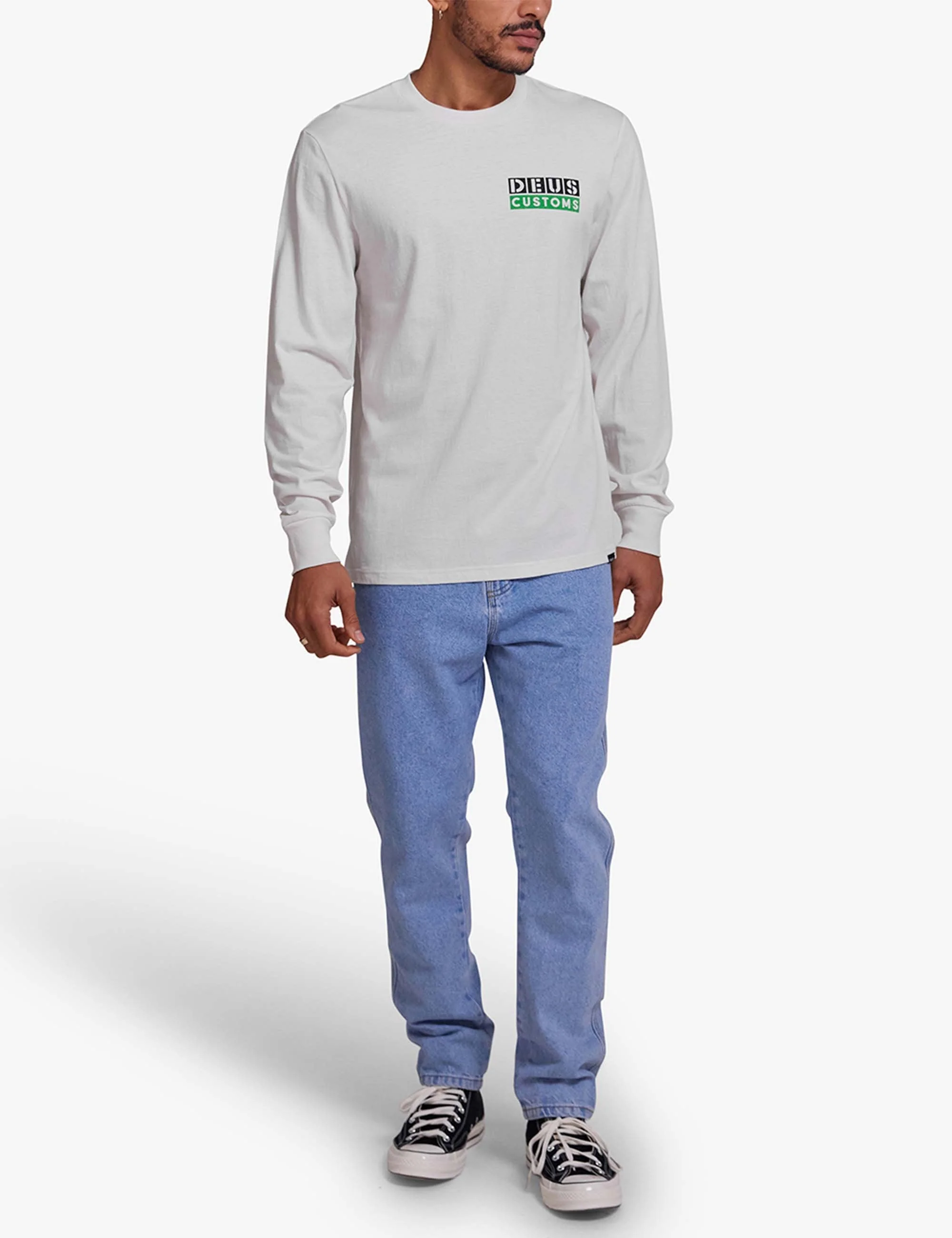 Titac Long Sleeve T-Shirt - Vintage White - Image 4