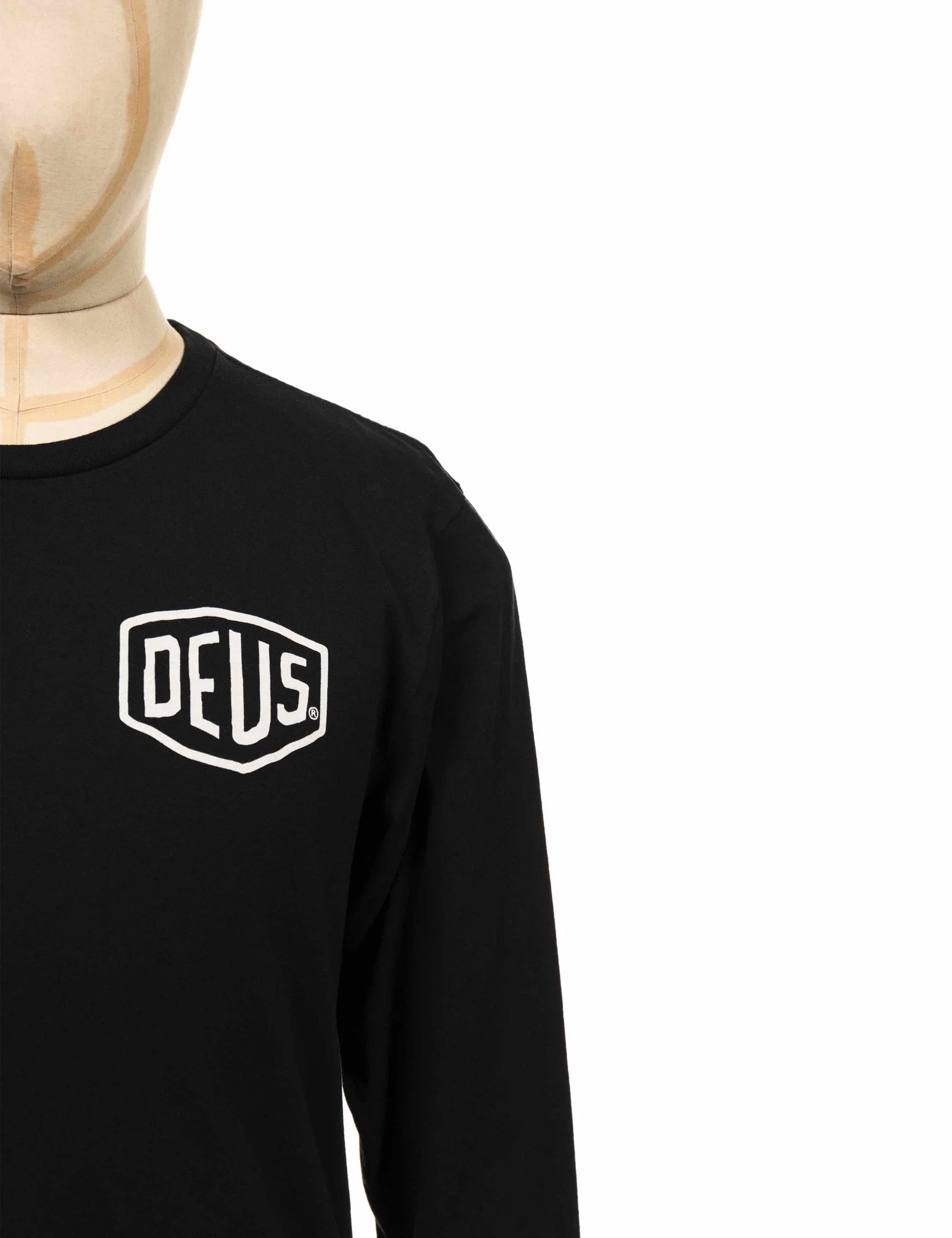 Venice Address Long Sleeve T-Shirt - Black - Image 2
