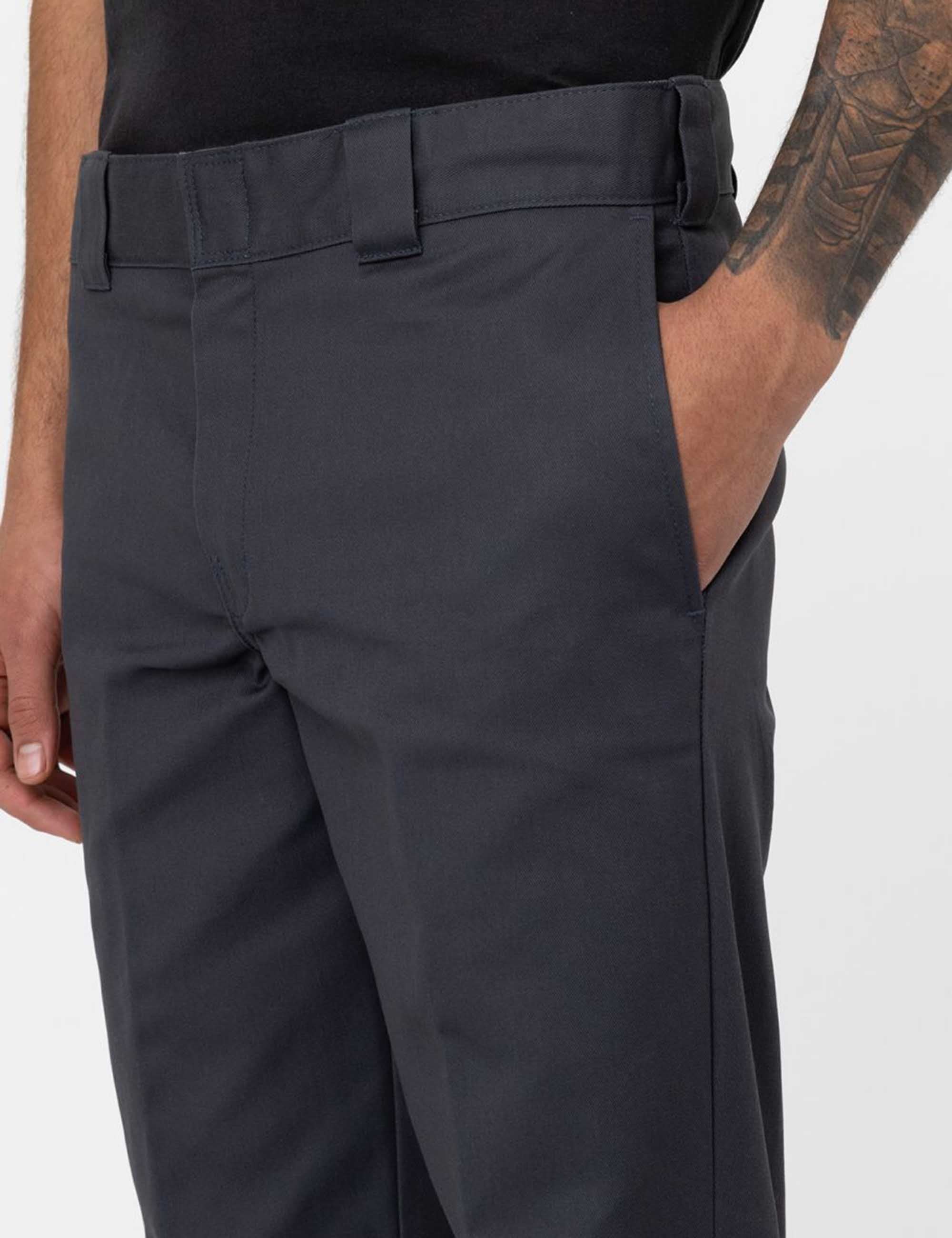 873 Slim Straight Fit Work Pant - Charcoal - Image 7