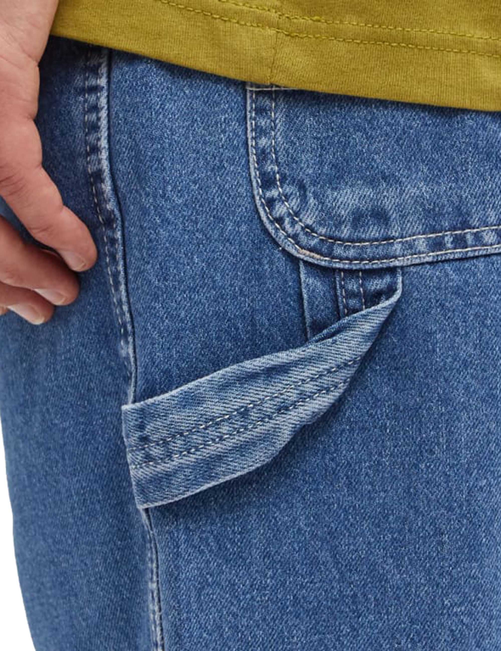 Garyville Carpenter Denim Trousers - Classic Blue - Image 2