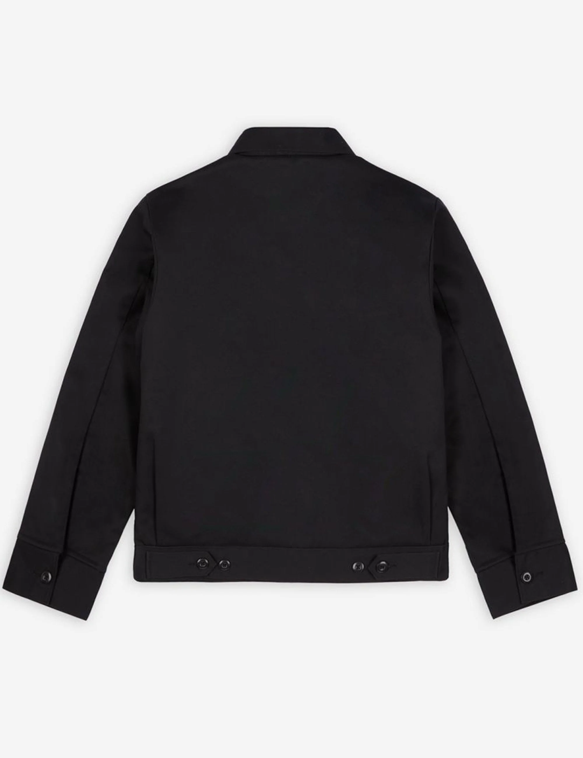 Lined Eisenhower Jacket - Black - Image 3