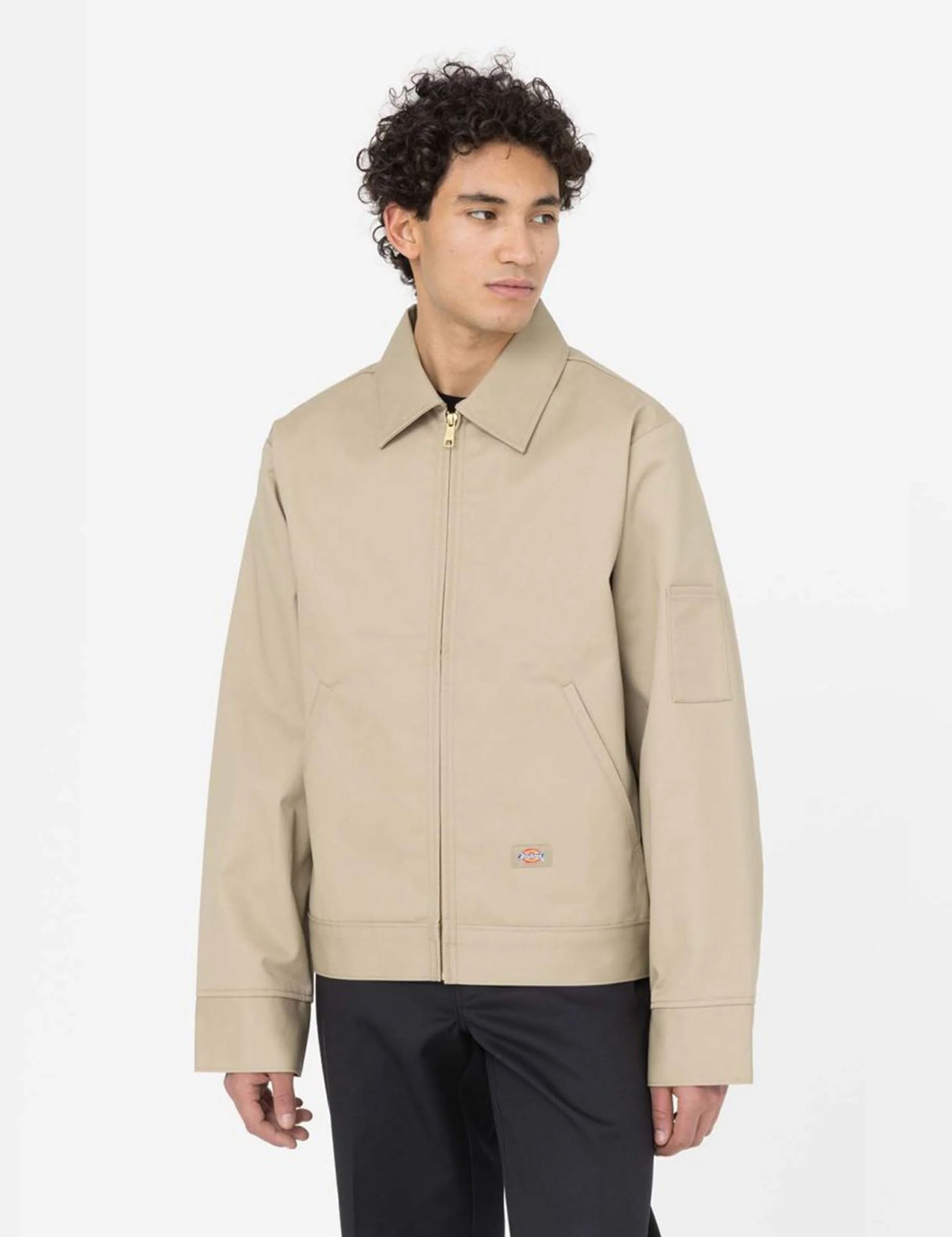 Lined Eisenhower Jacket - Khaki - Image 2
