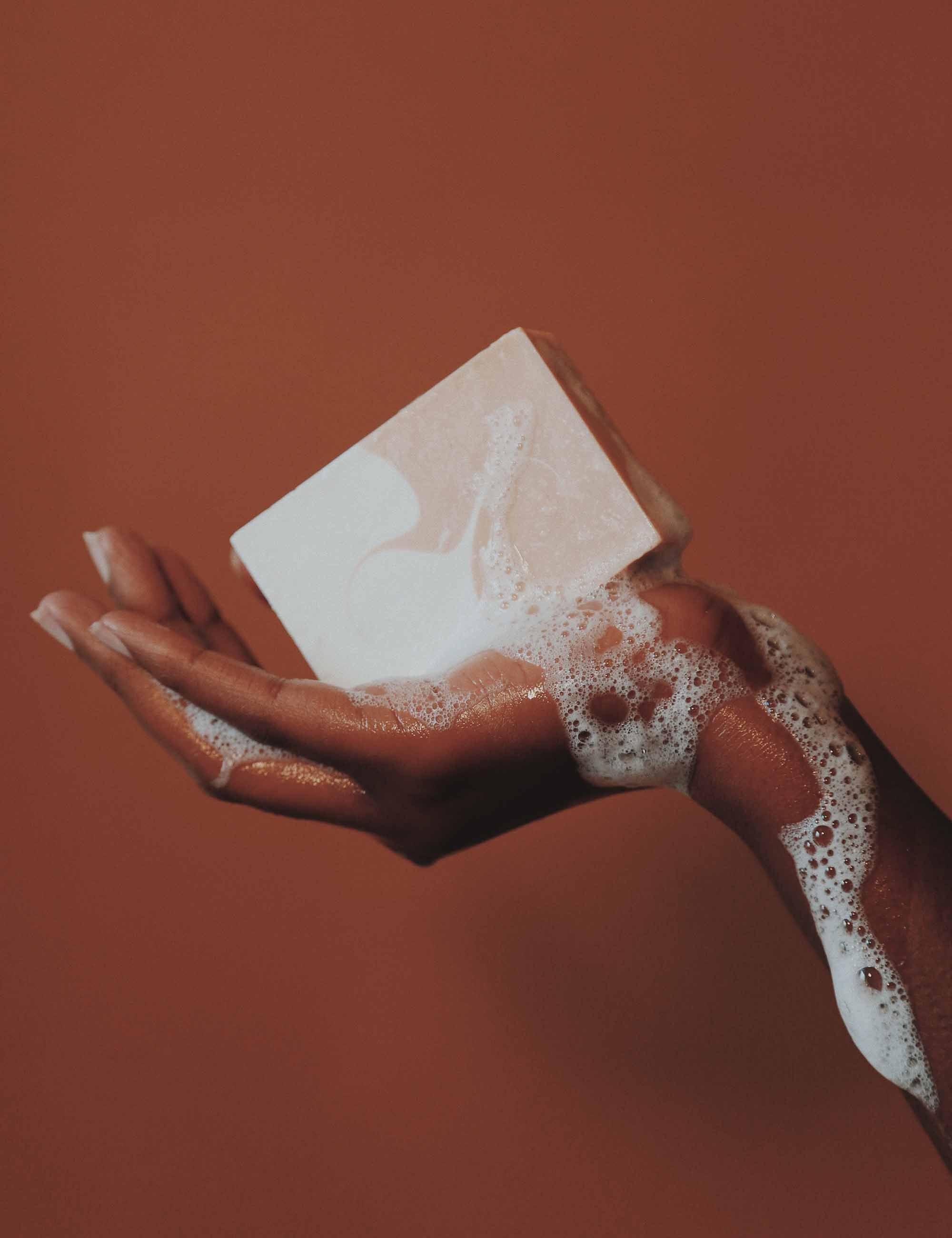 Scottish Handmade Salt Soap - Cedar & Bitter Orange - Image 3