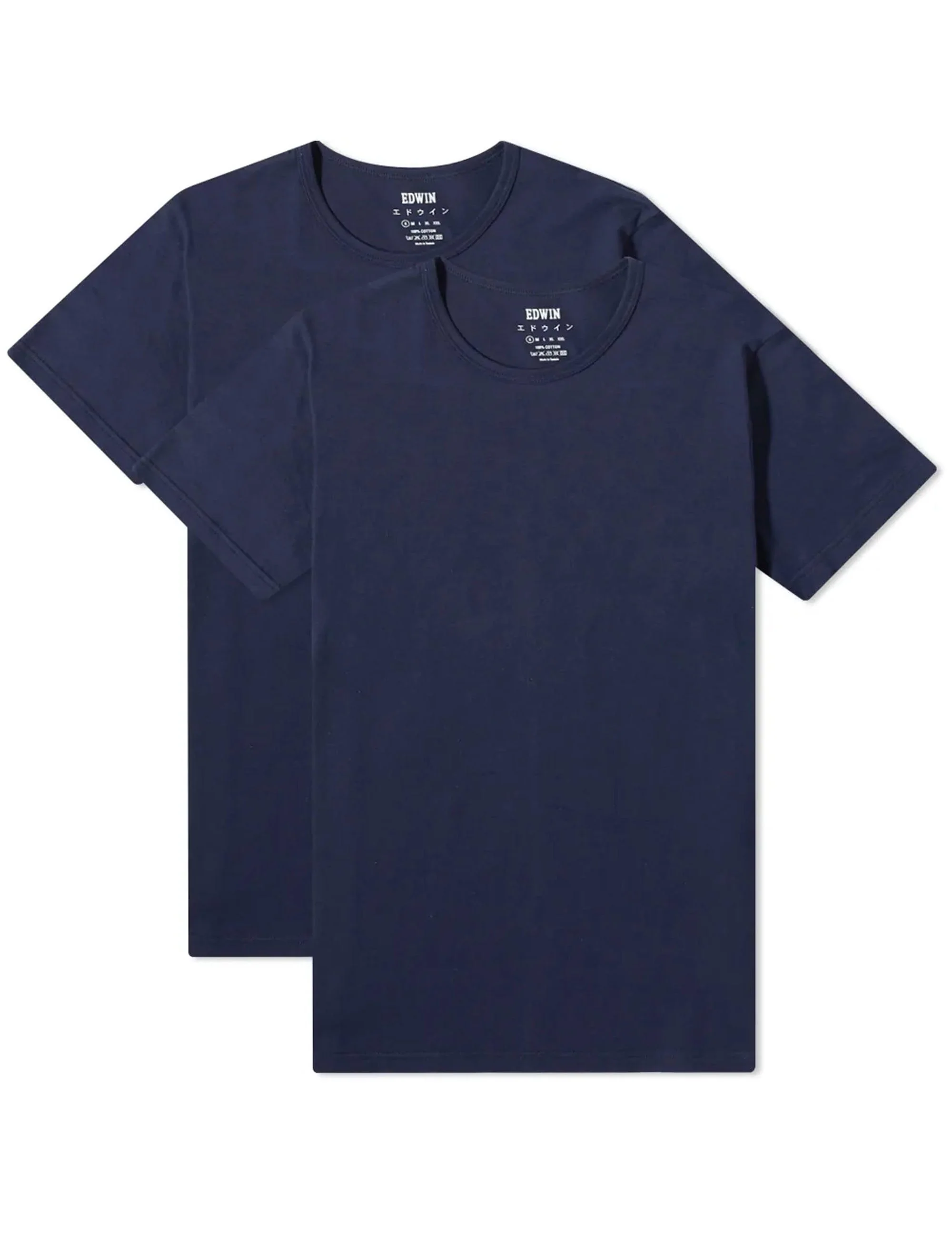 Double Pack T-Shirt - Navy Blazer - Image 2