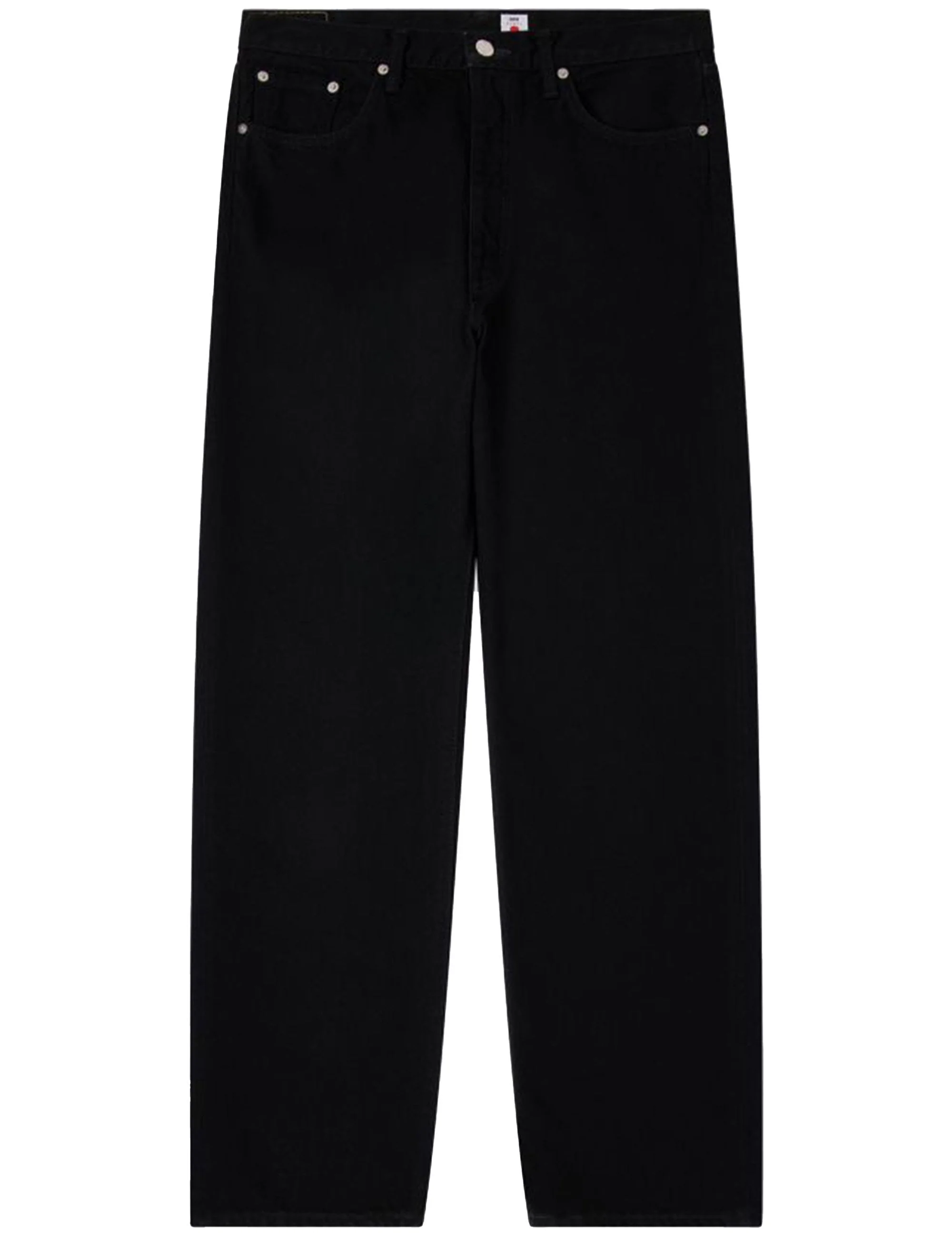 Loose Jeans - Black, Unwashed