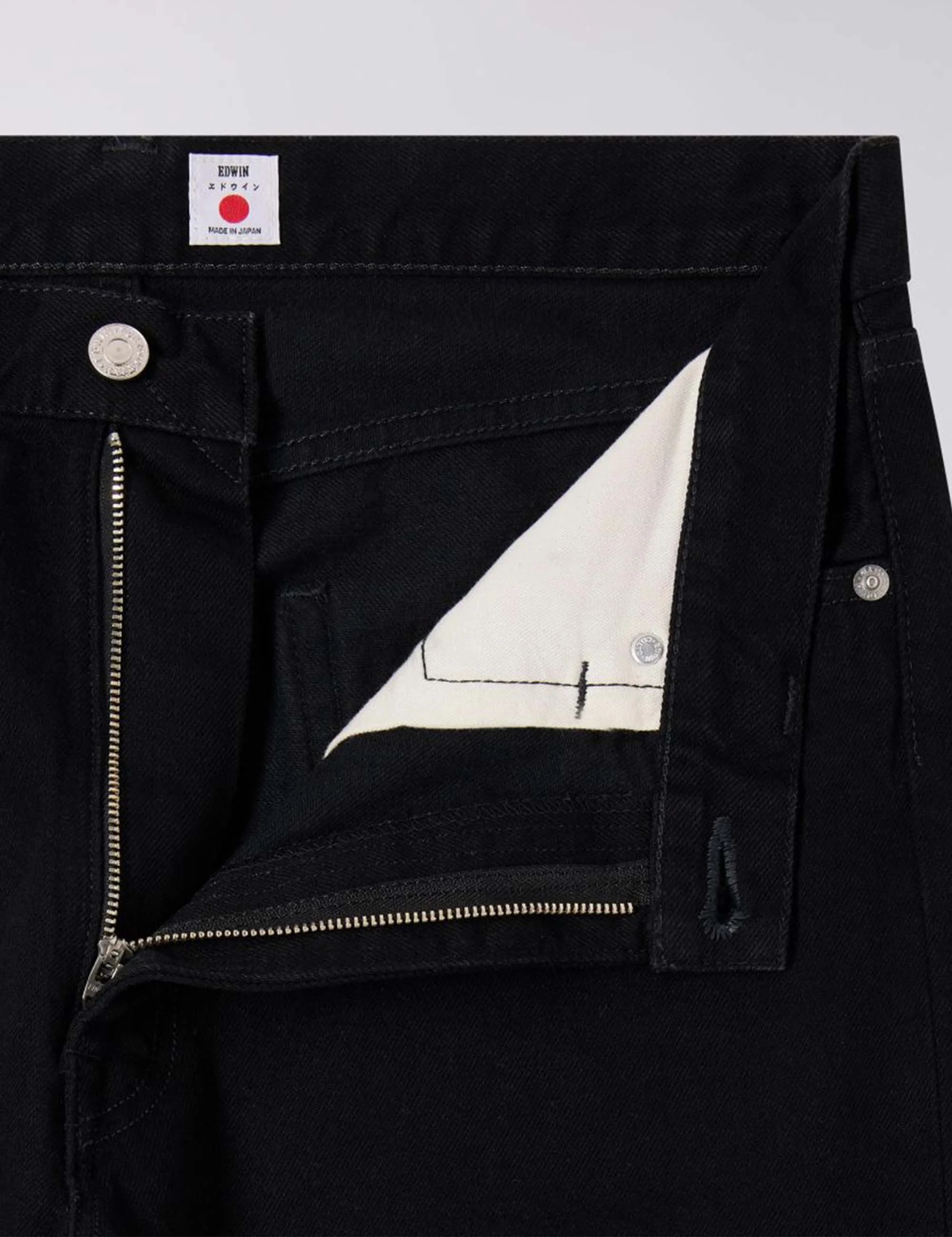 Loose Jeans - Black, Unwashed - Image 5