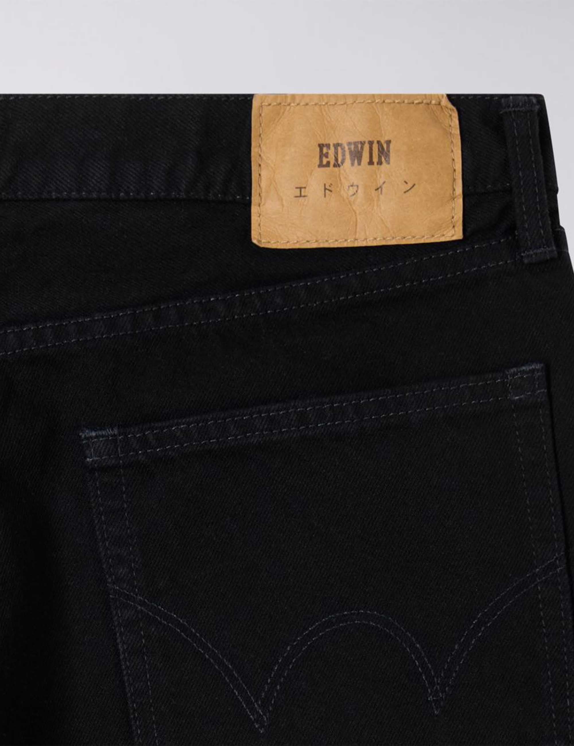 Loose Jeans - Black, Unwashed - Image 6