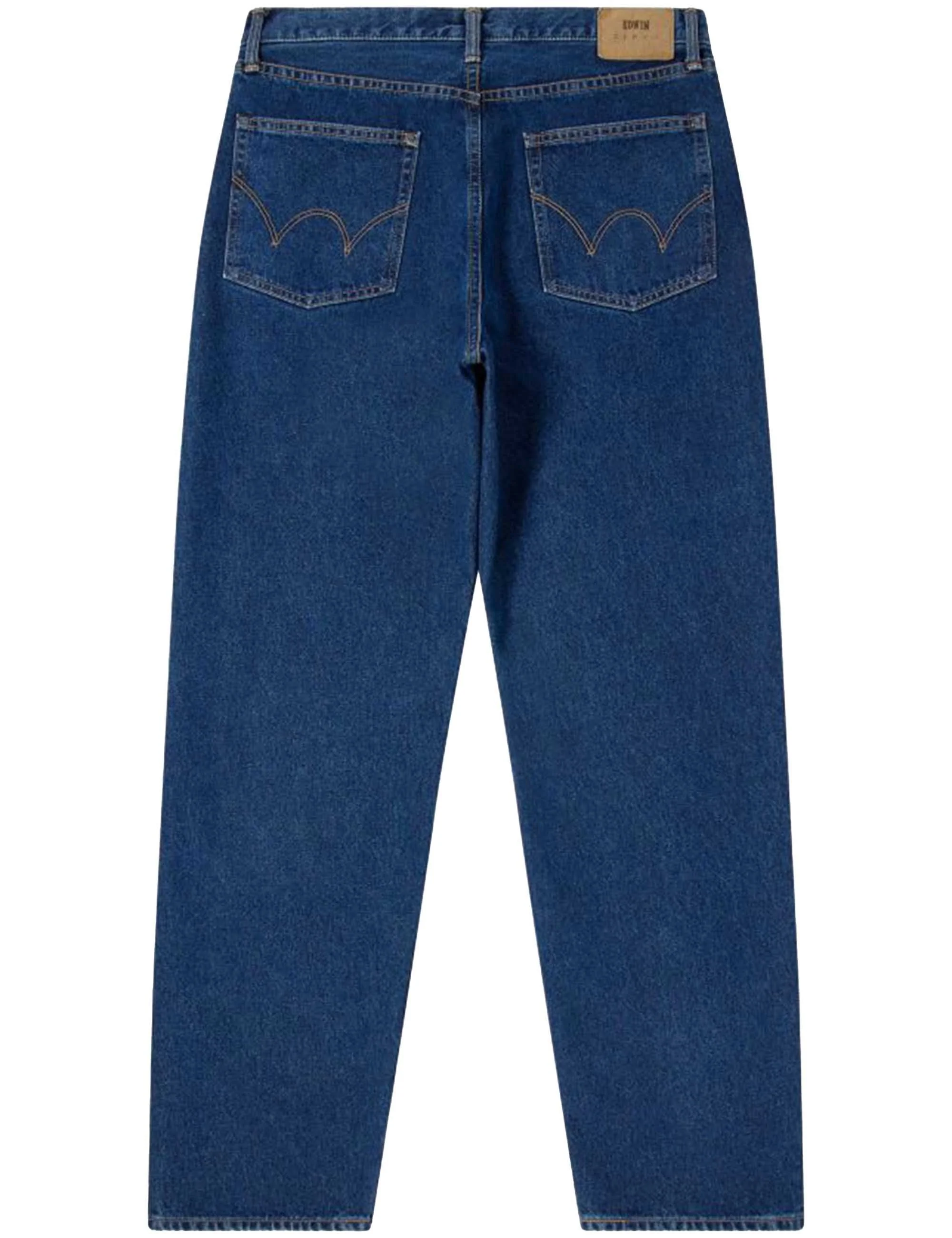 Loose Jeans - Blue, Mid Used Wash - Image 3