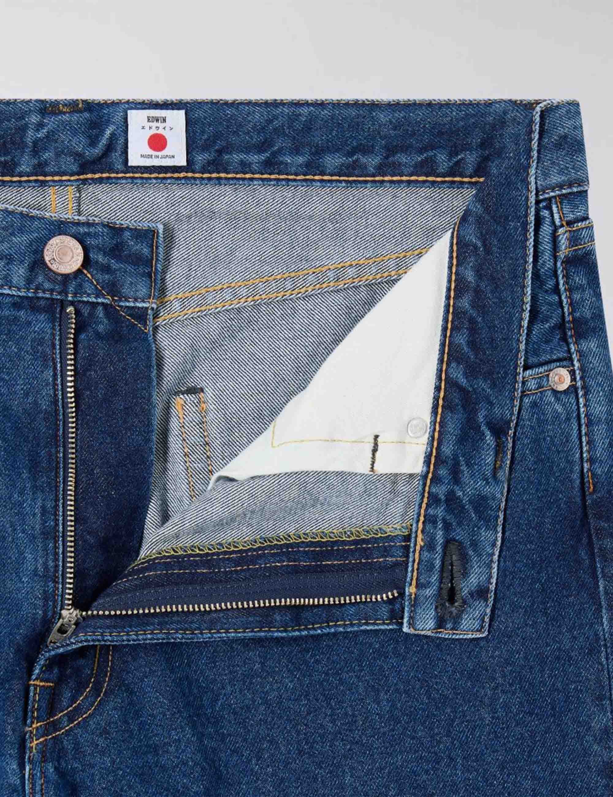 Loose Jeans - Blue, Mid Used Wash - Image 5