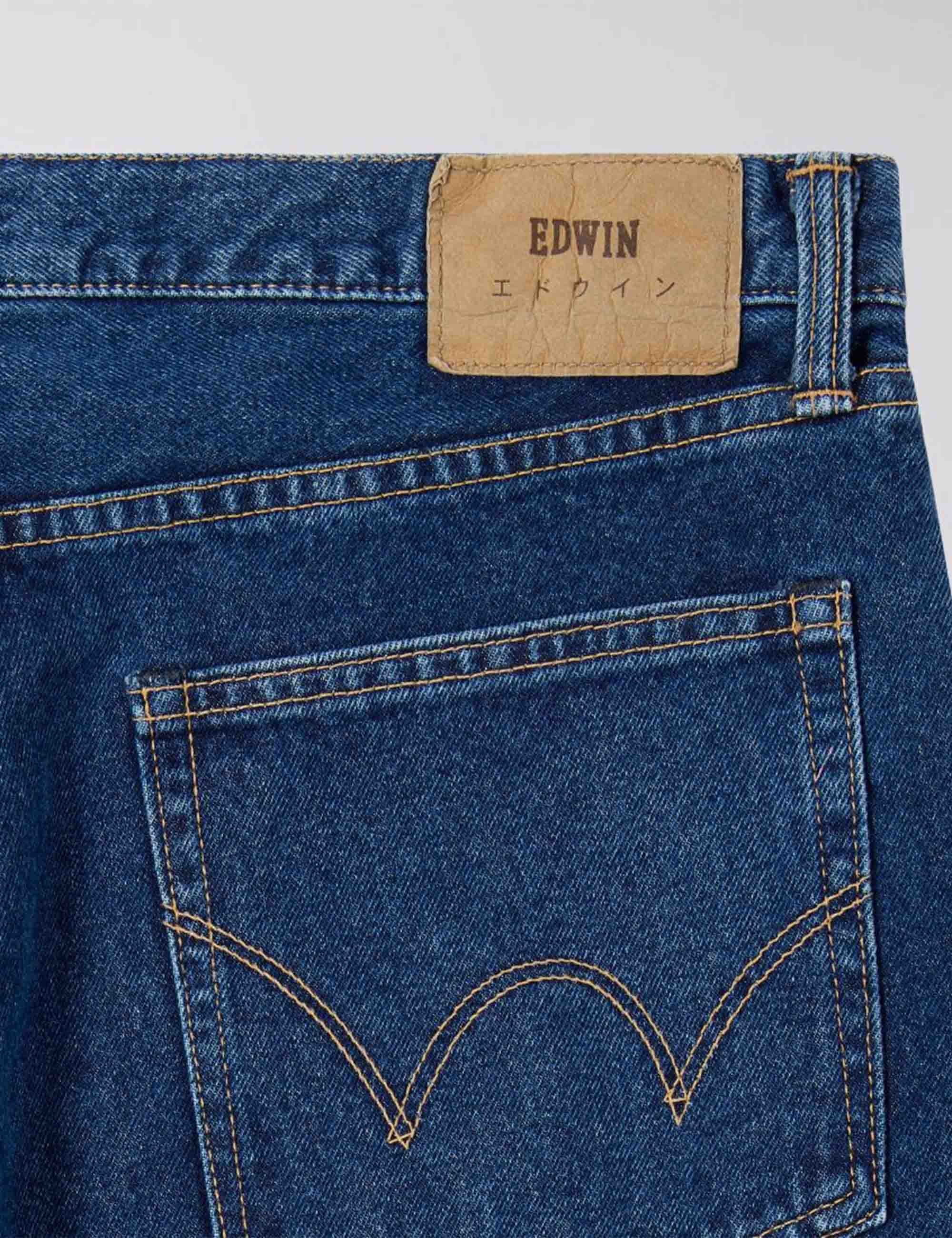 Loose Jeans - Blue, Mid Used Wash - Image 6