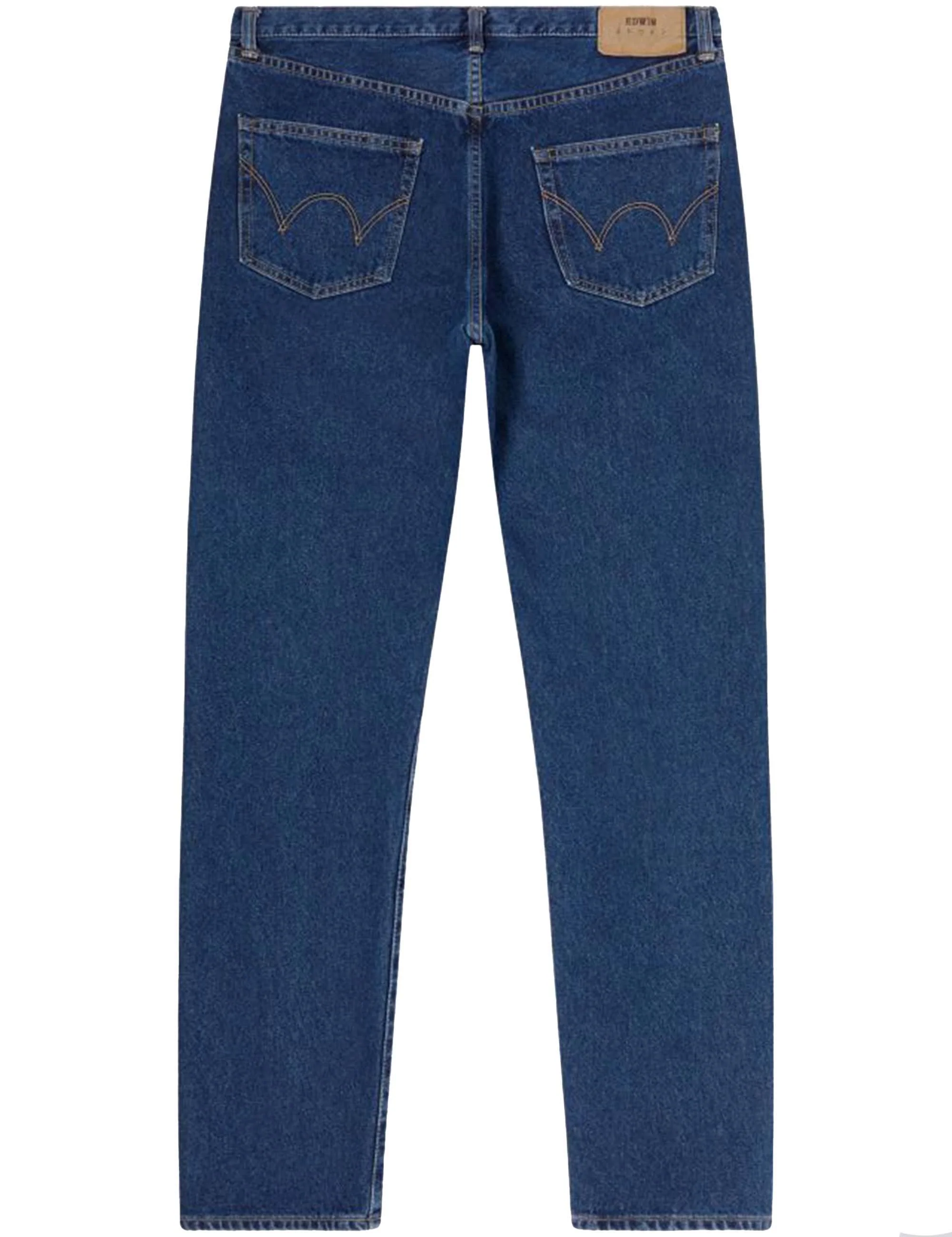 Regular Straight Jeans - Blue, Mid Used Wash - Image 3