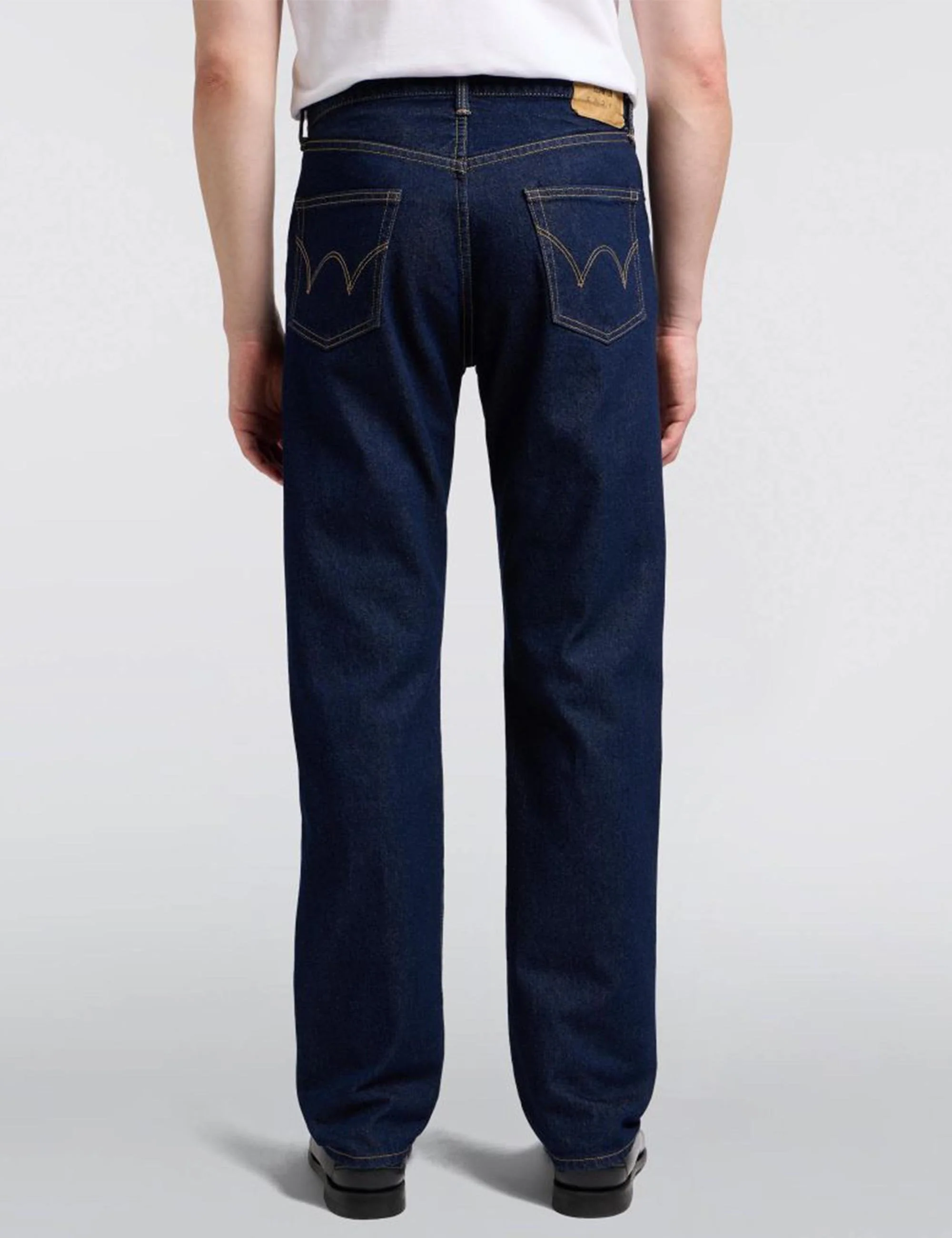 Regular Straight Jeans - Blue, Rinsed - Image 3
