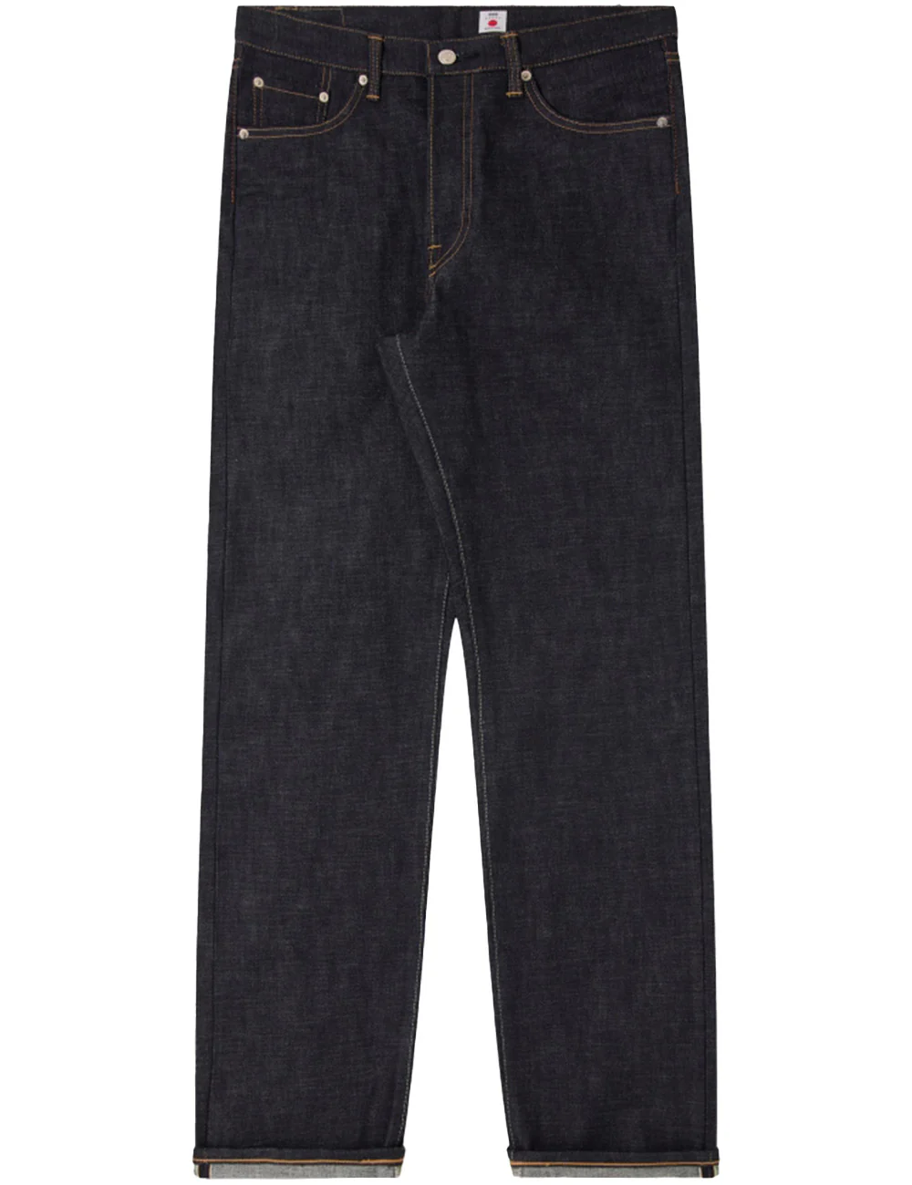 Regular Straight Red Selvedge Jeans - Blue, Unwashed