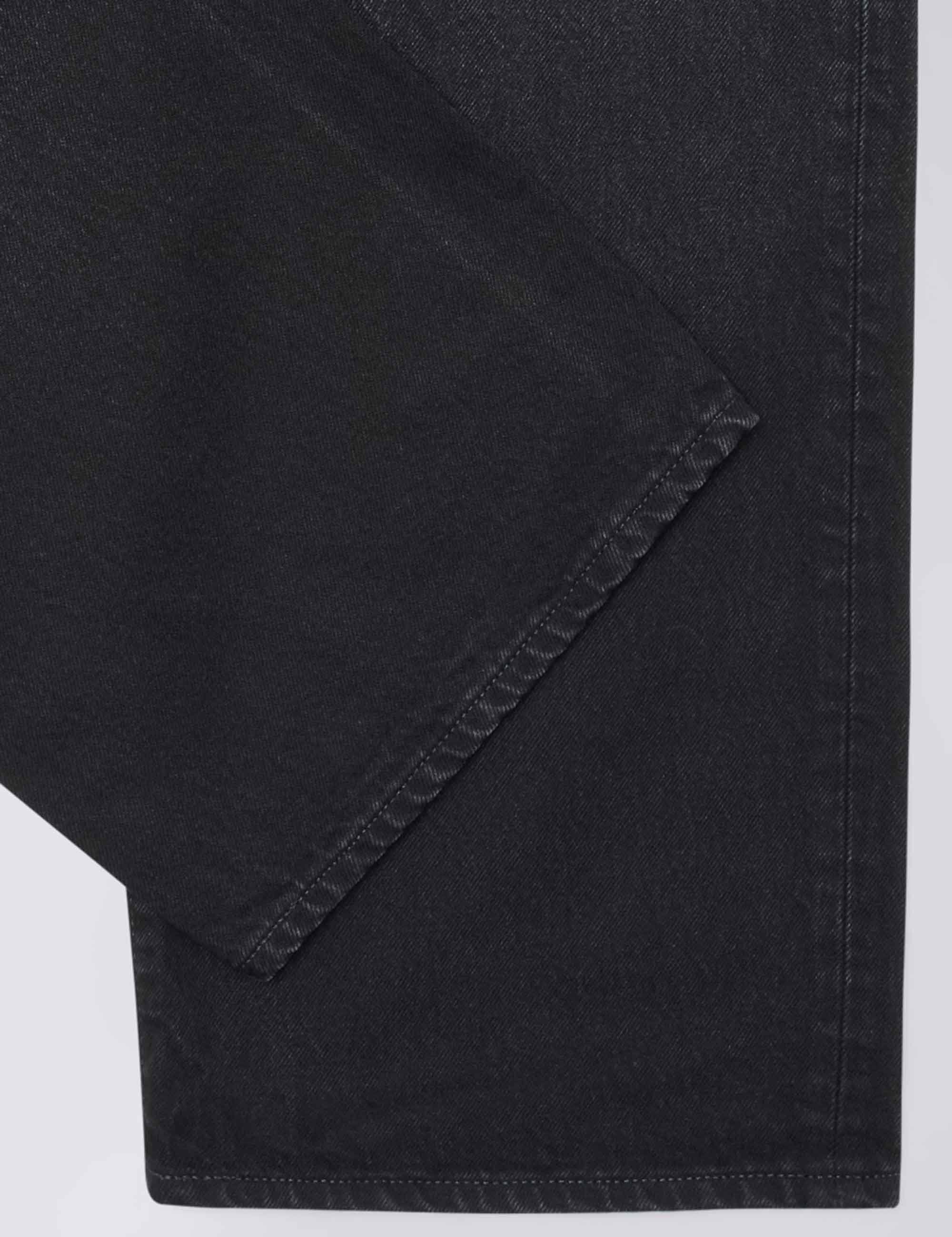 Wide Pants - Black, Dark Used Wash - Image 5