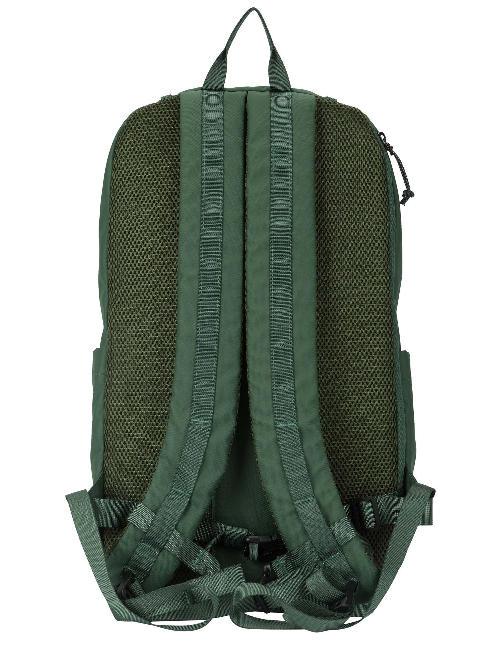 Flap Concealed Side Top Zip Backpack - Green - Image 2