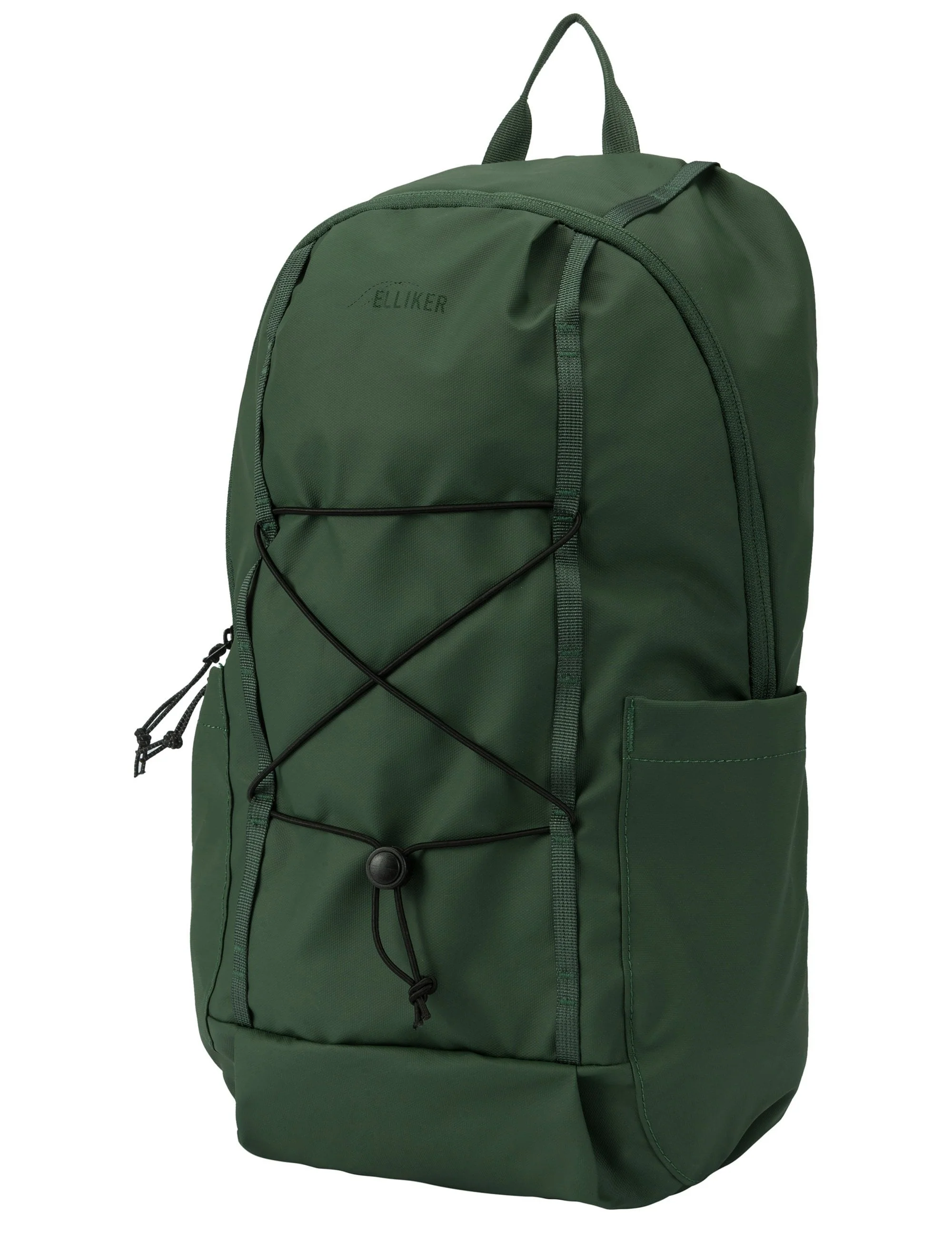 Flap Concealed Side Top Zip Backpack - Green - Image 4