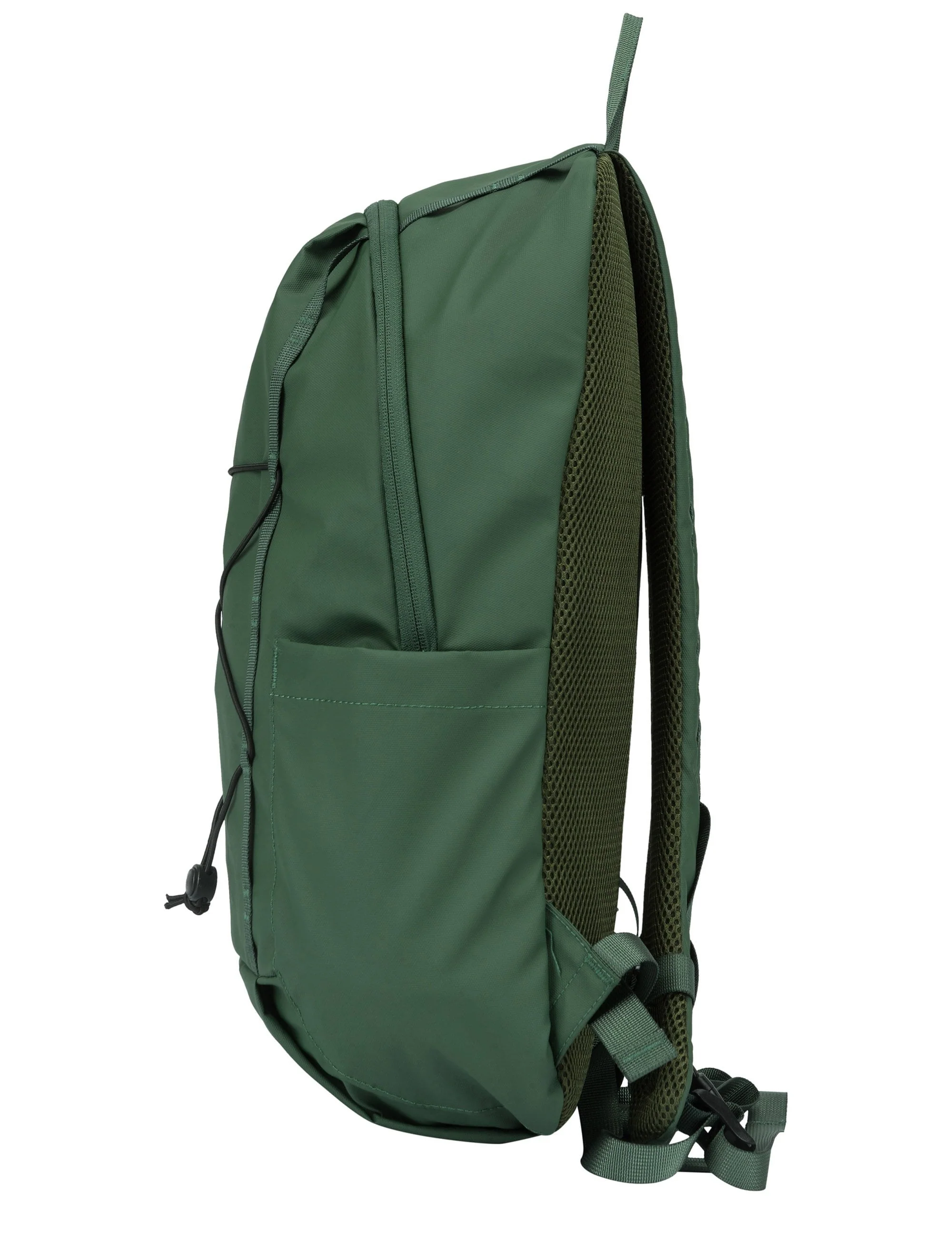 Flap Concealed Side Top Zip Backpack - Green - Image 5
