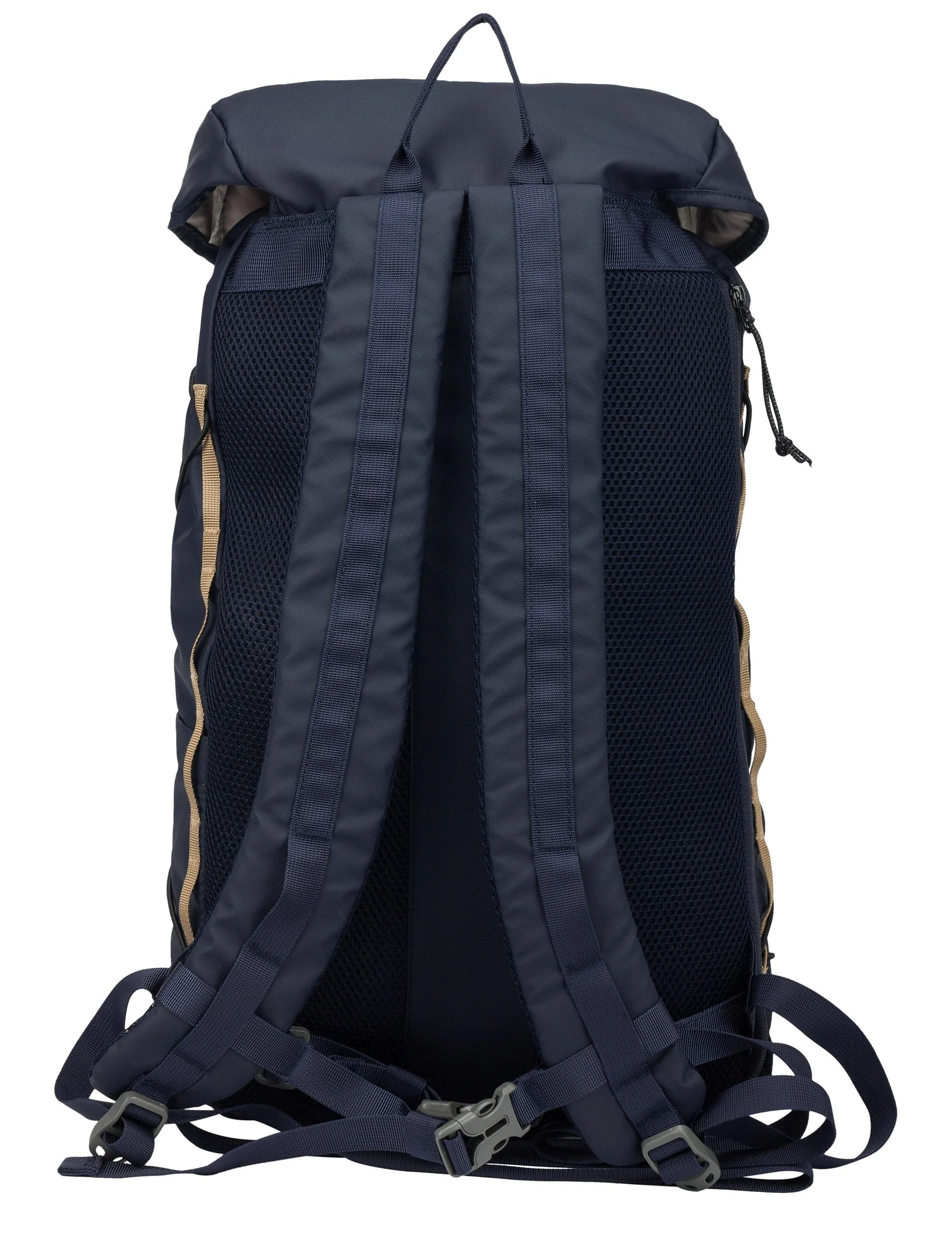 Flap Covering Side Pocket Backpack - Navy - Image 2