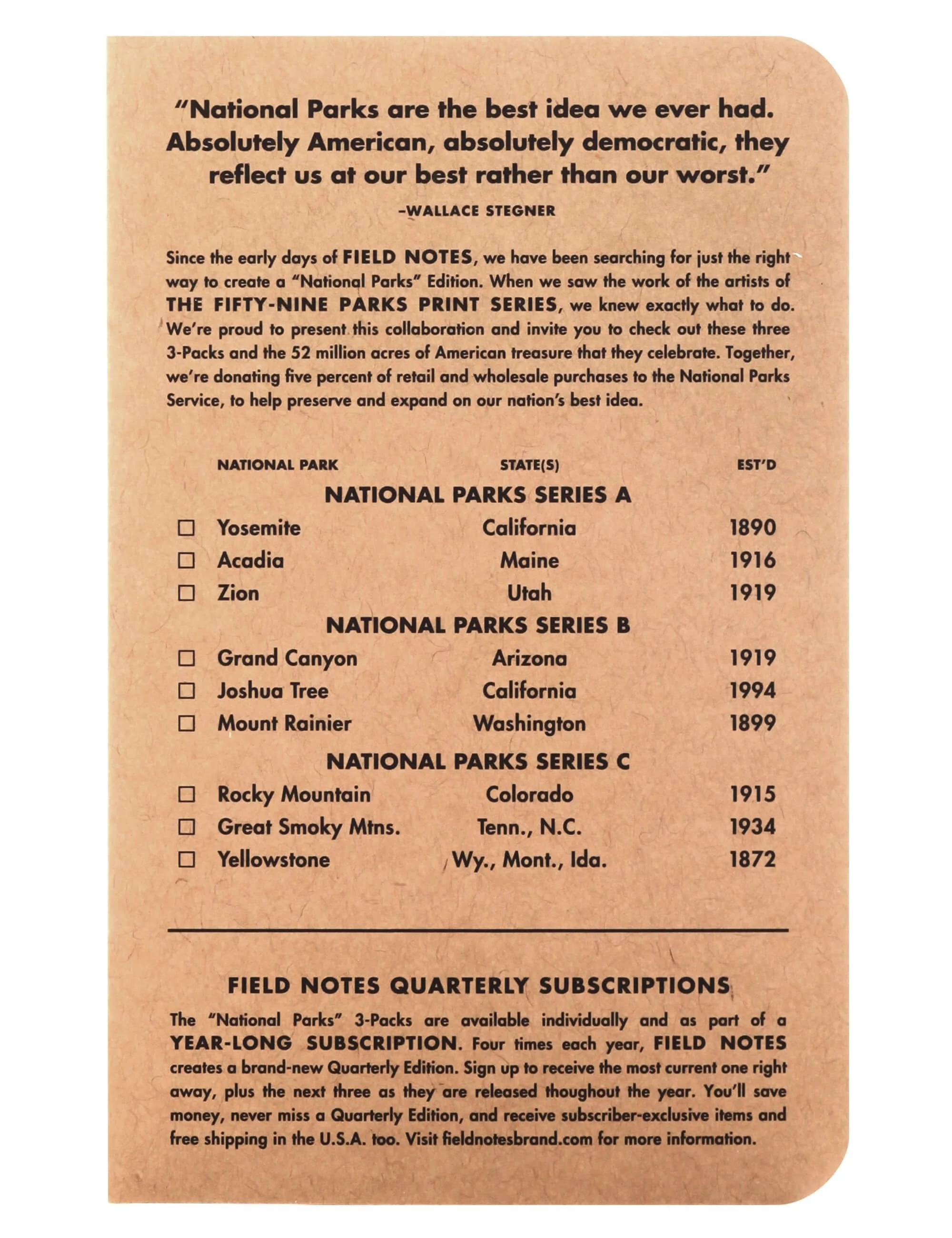 National Parks Notebooks - Series B - Image 6