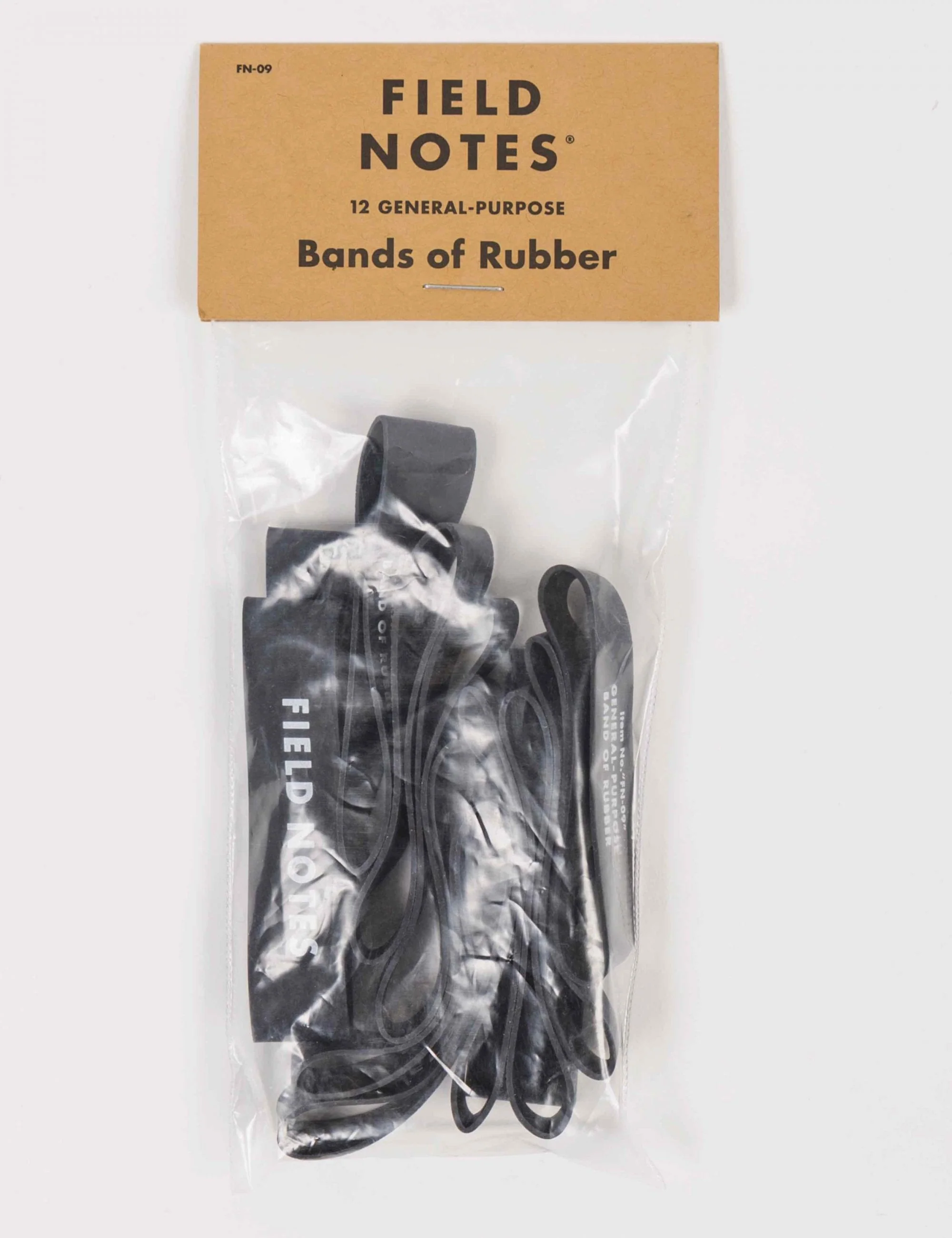 Rubber Bands (12 Pack) - Black - Image 2