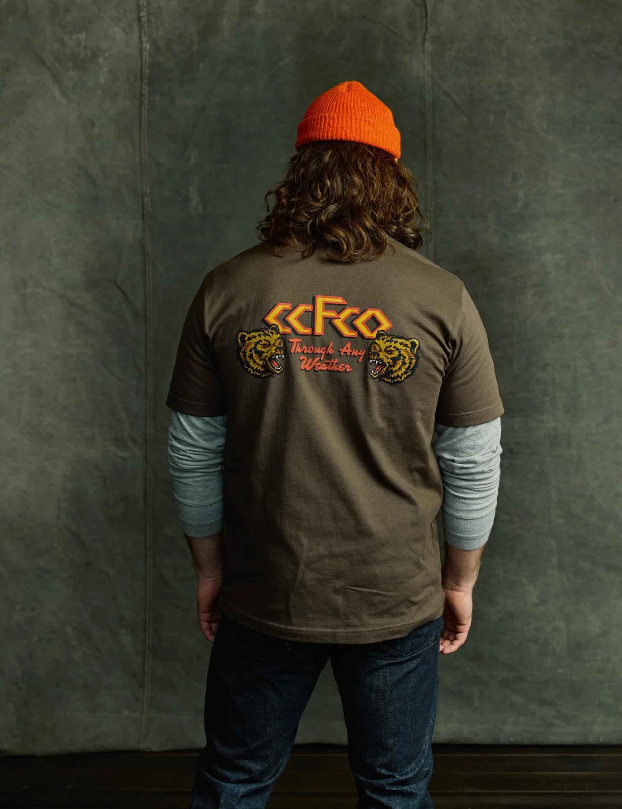 Frontier Any Weather Graphic T-Shirt - Dark Brown - Image 4