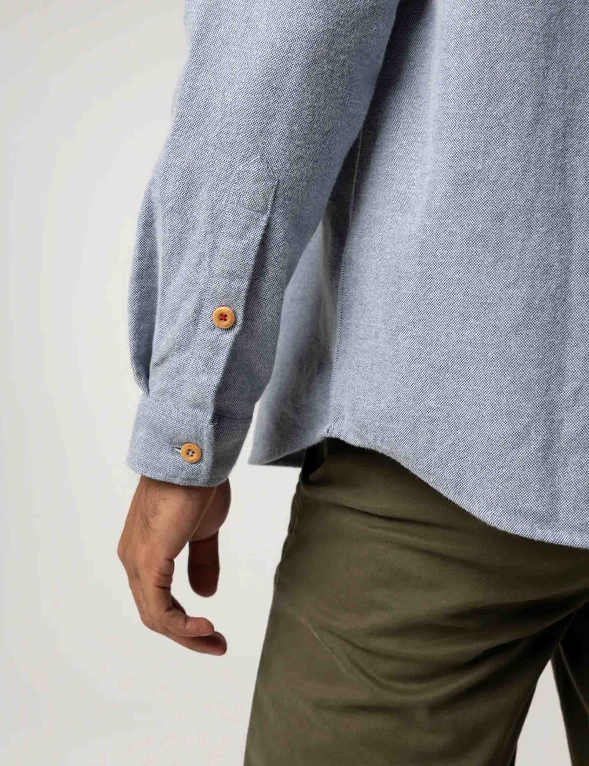 Gylly Shirt - Indigo Dobby - Image 4