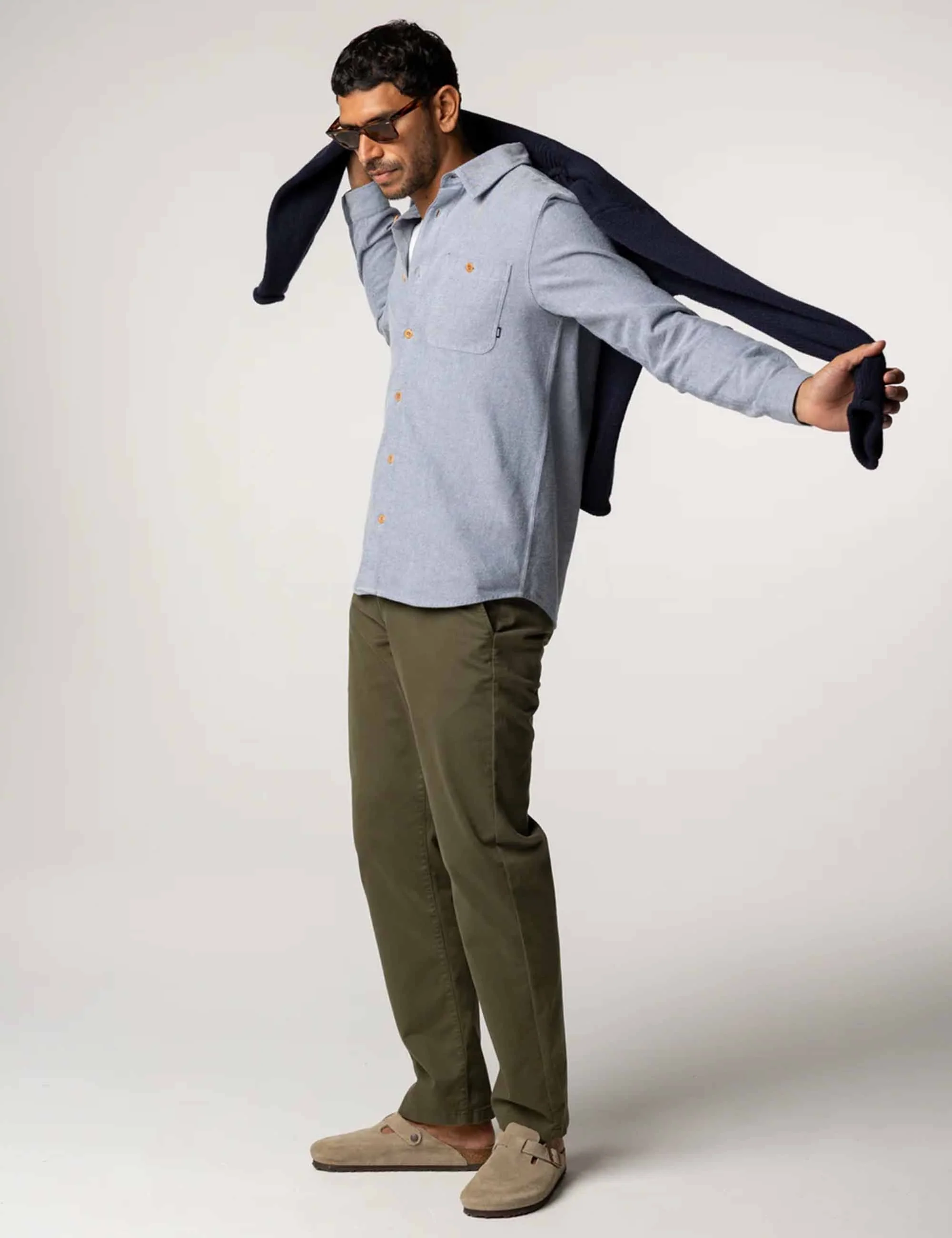 Gylly Shirt - Indigo Dobby - Image 7