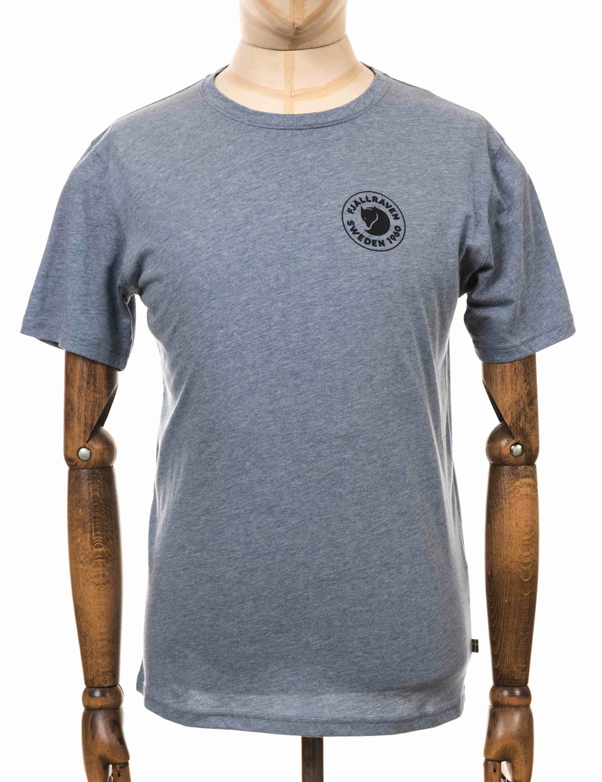 1960 Logo T-Shirt - Uncle Blue-Melange