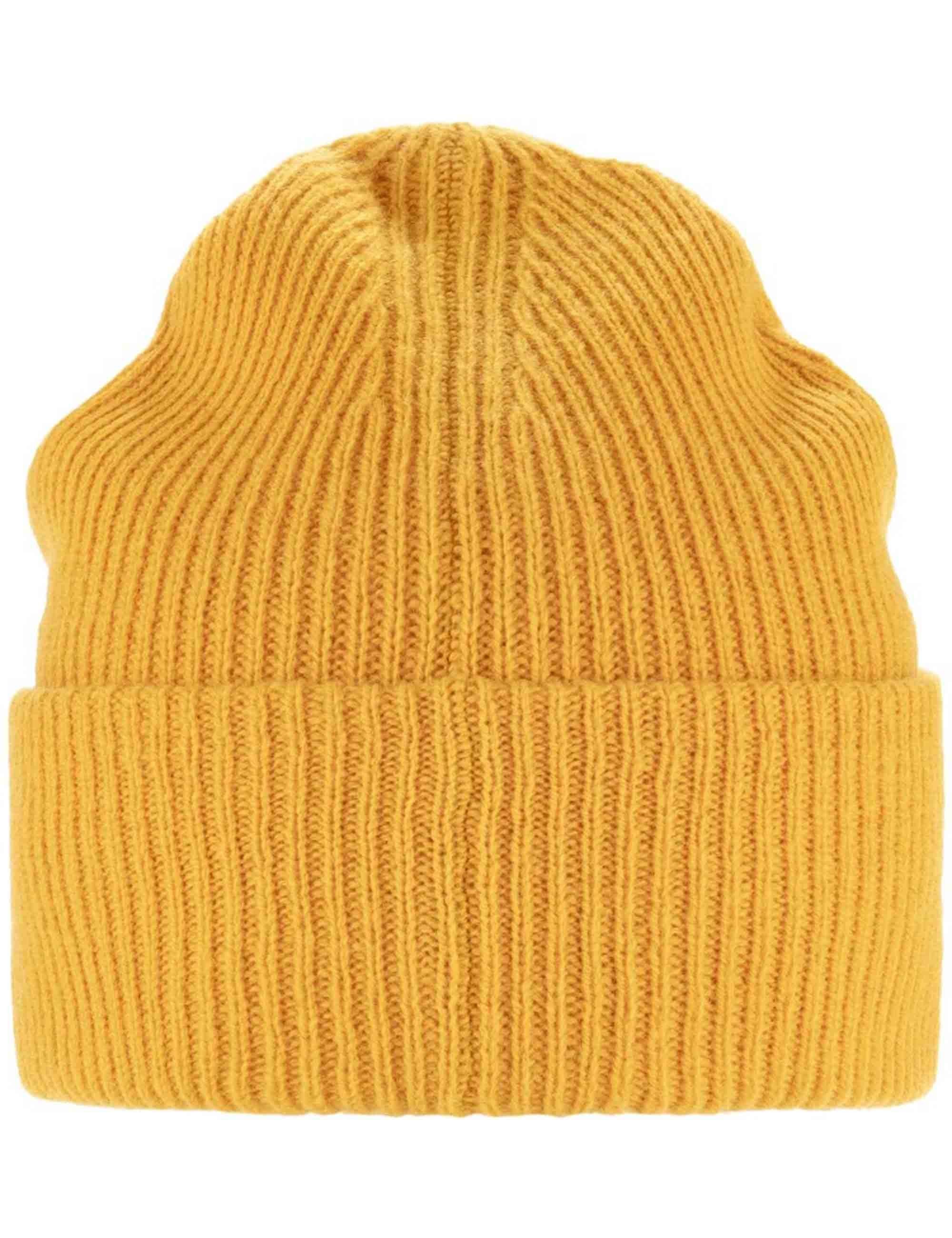 Bergtagen Forever Wool Beanie Hat - Mustard Yellow - Image 3
