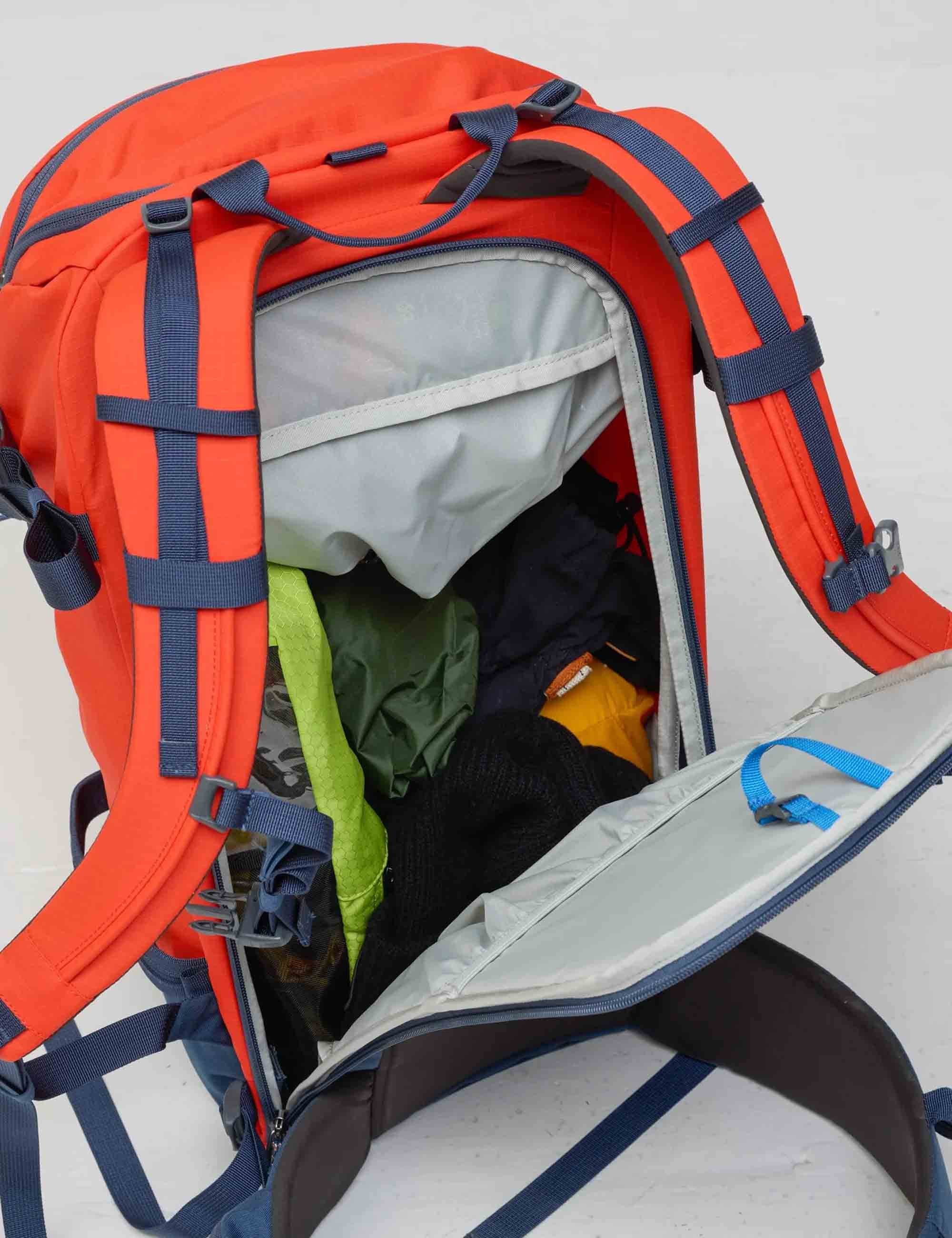 Bergtagen Touring 30L M/L Backpack - Flame Orange-Mountain Blue - Image 6