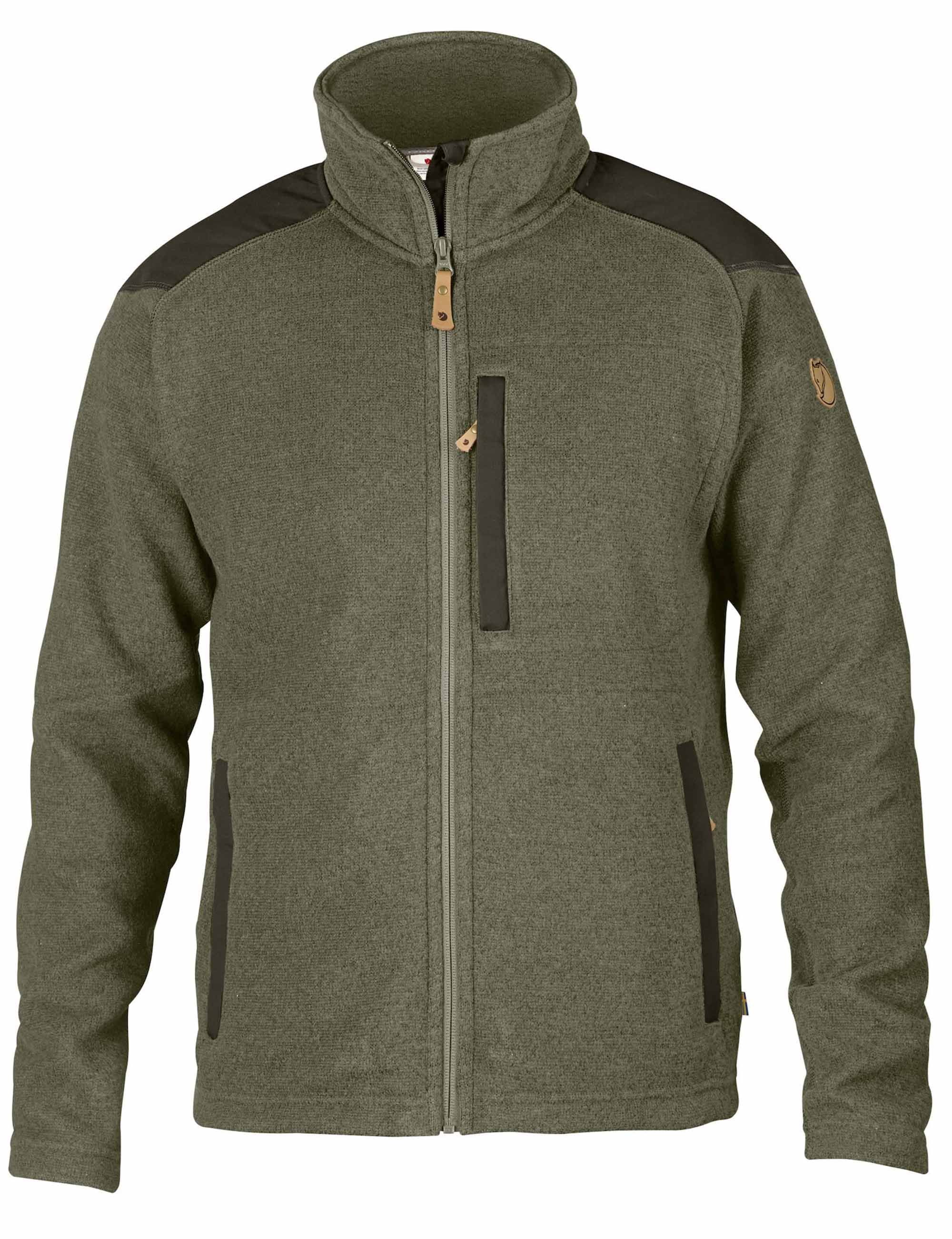 Buck Fleece Jacket - Laurel Green-Deep Forest