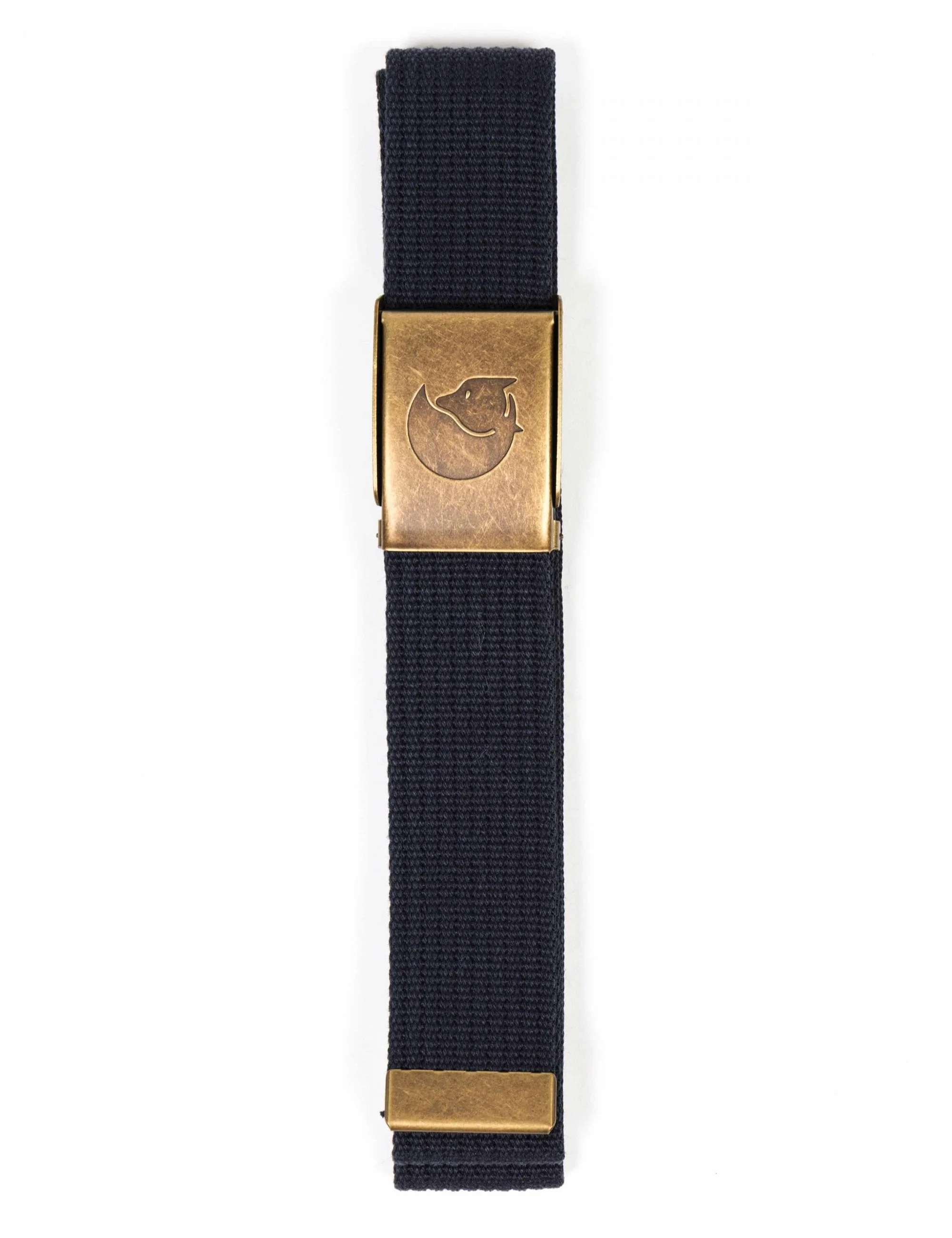 Canvas Brass Belt - Dark Navy - Image 4