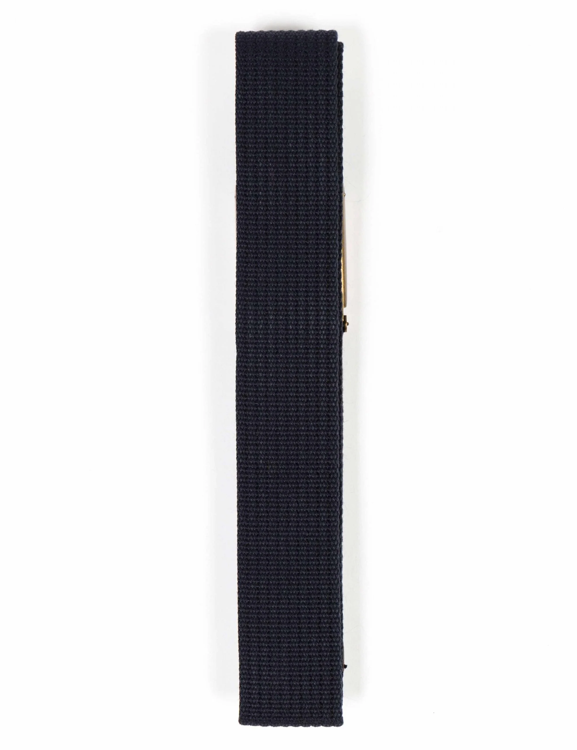 Canvas Brass Belt - Dark Navy - Image 5