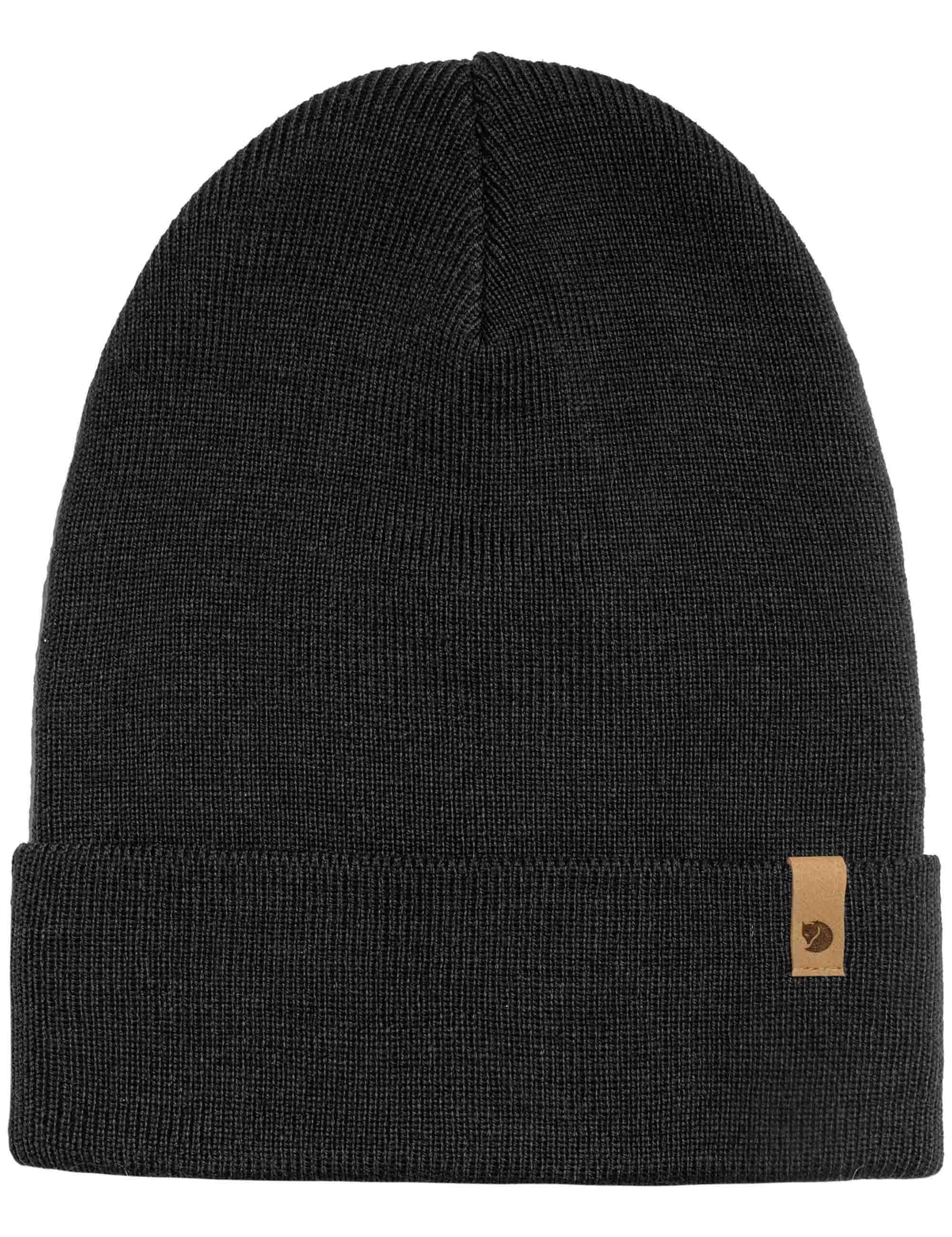 Classic Knit Beanie Hat - Black