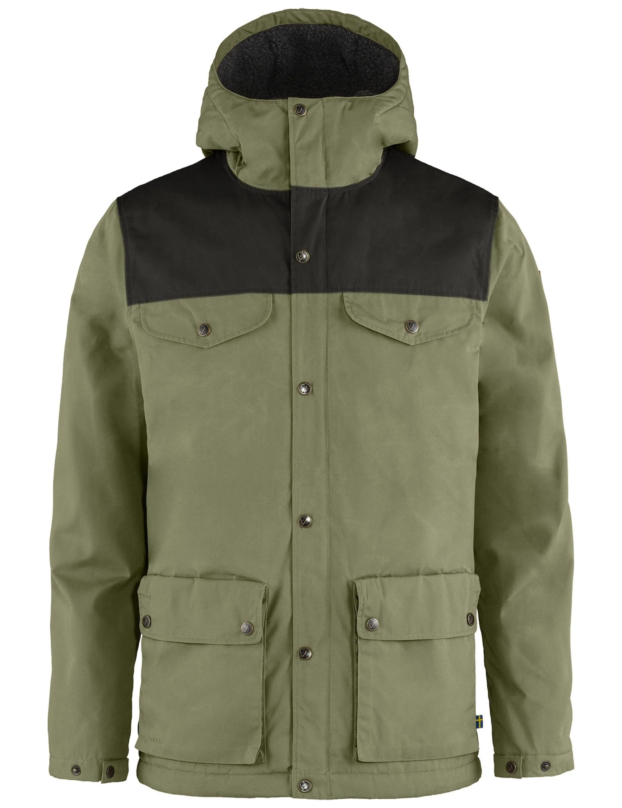 Greenland Winter Jacket - Green/Dark Grey
